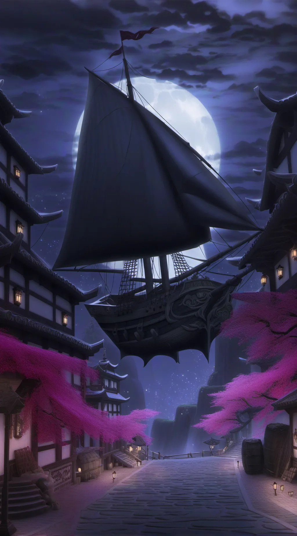 ai character: The ghost ship background