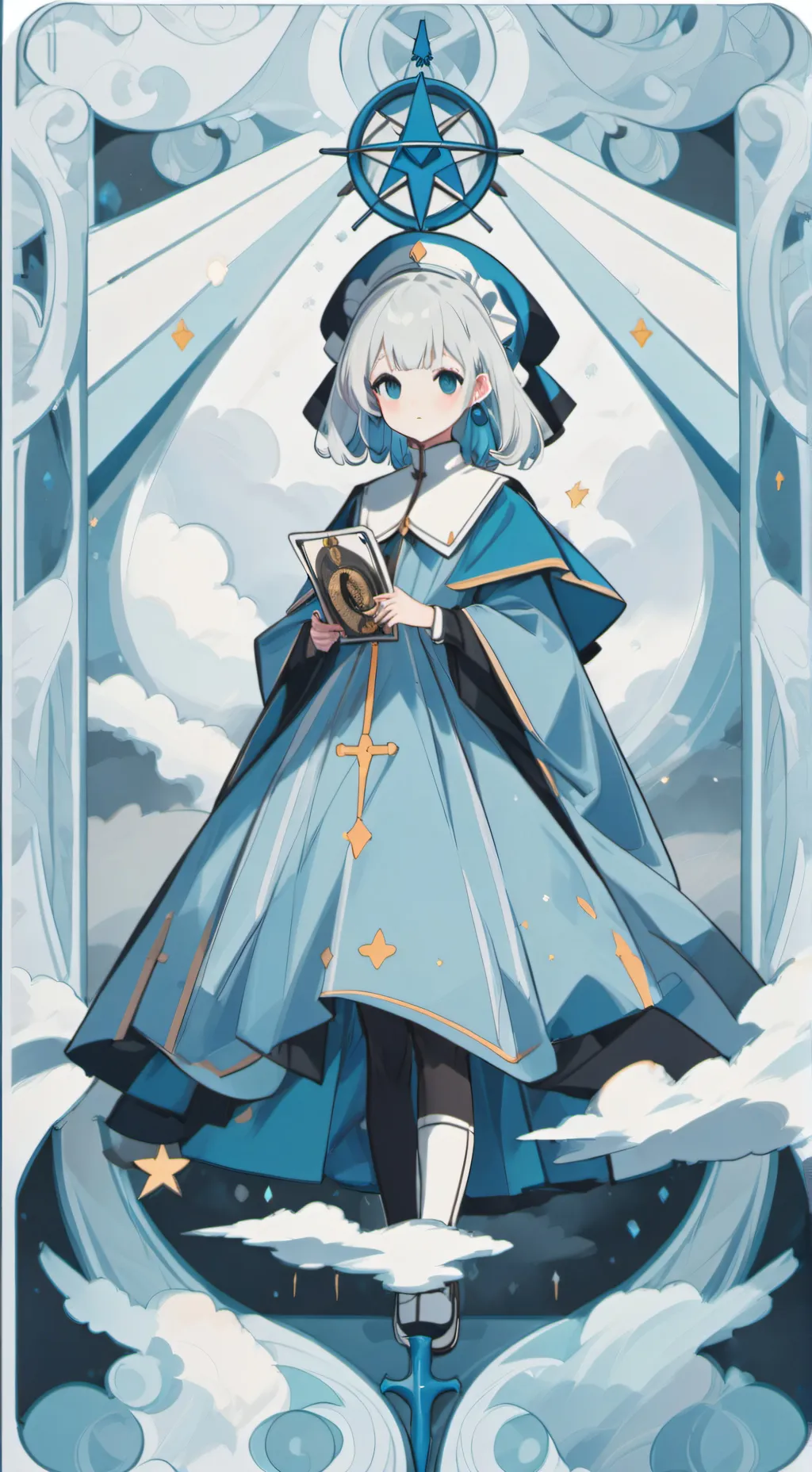 ai character: Invisible girl🤍 background