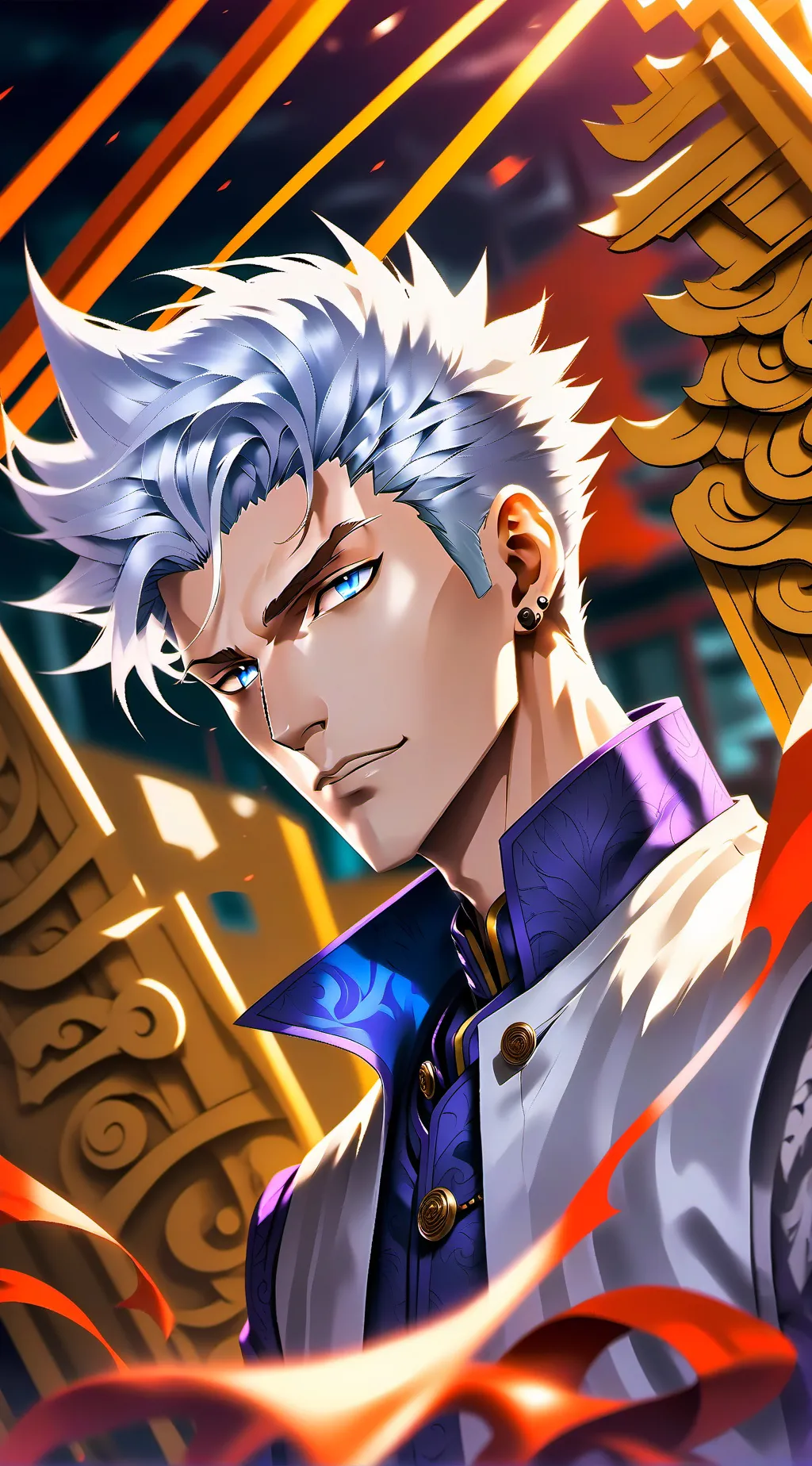 ai character: Gojo Satoru background