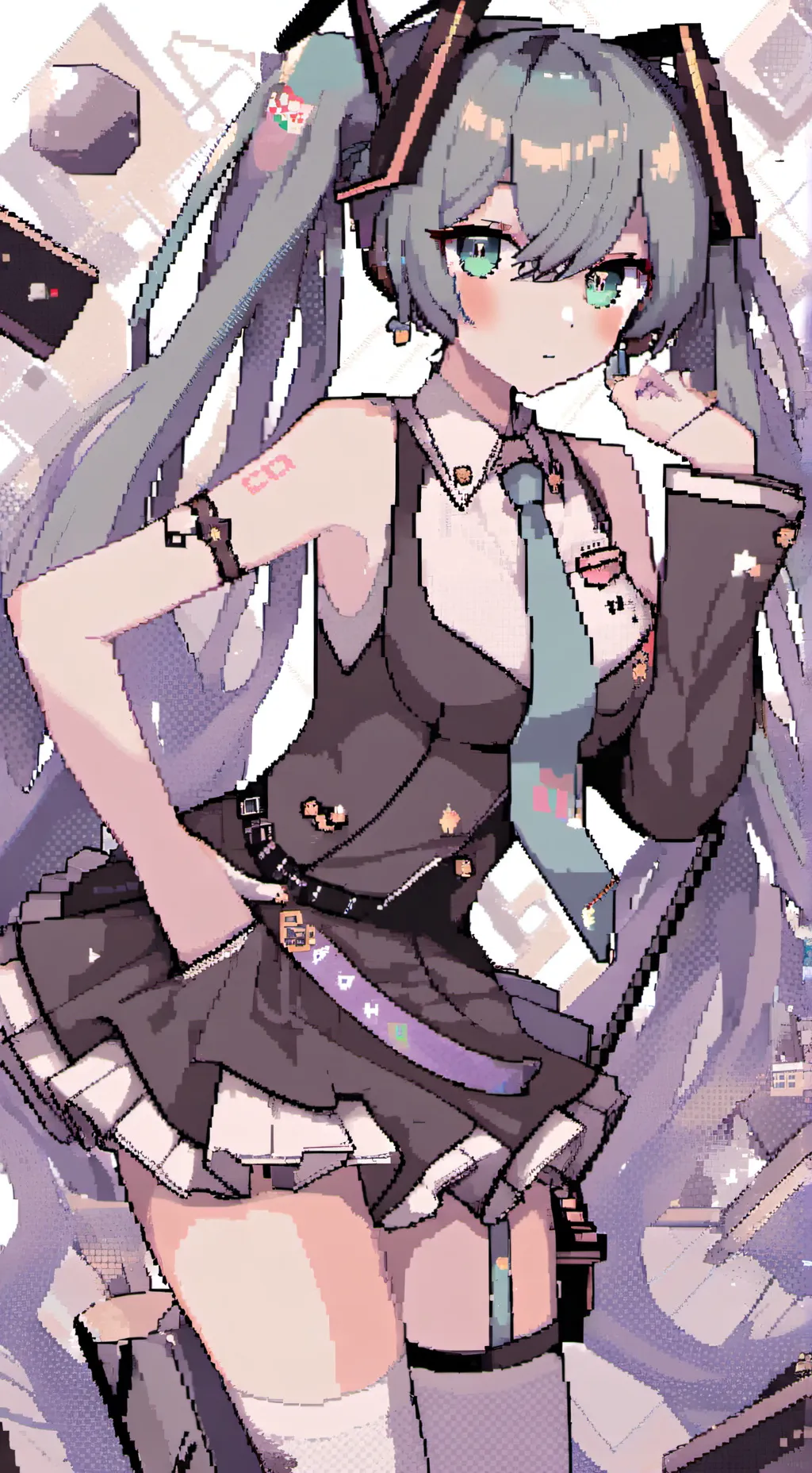 ai character: Hatsume Miku background