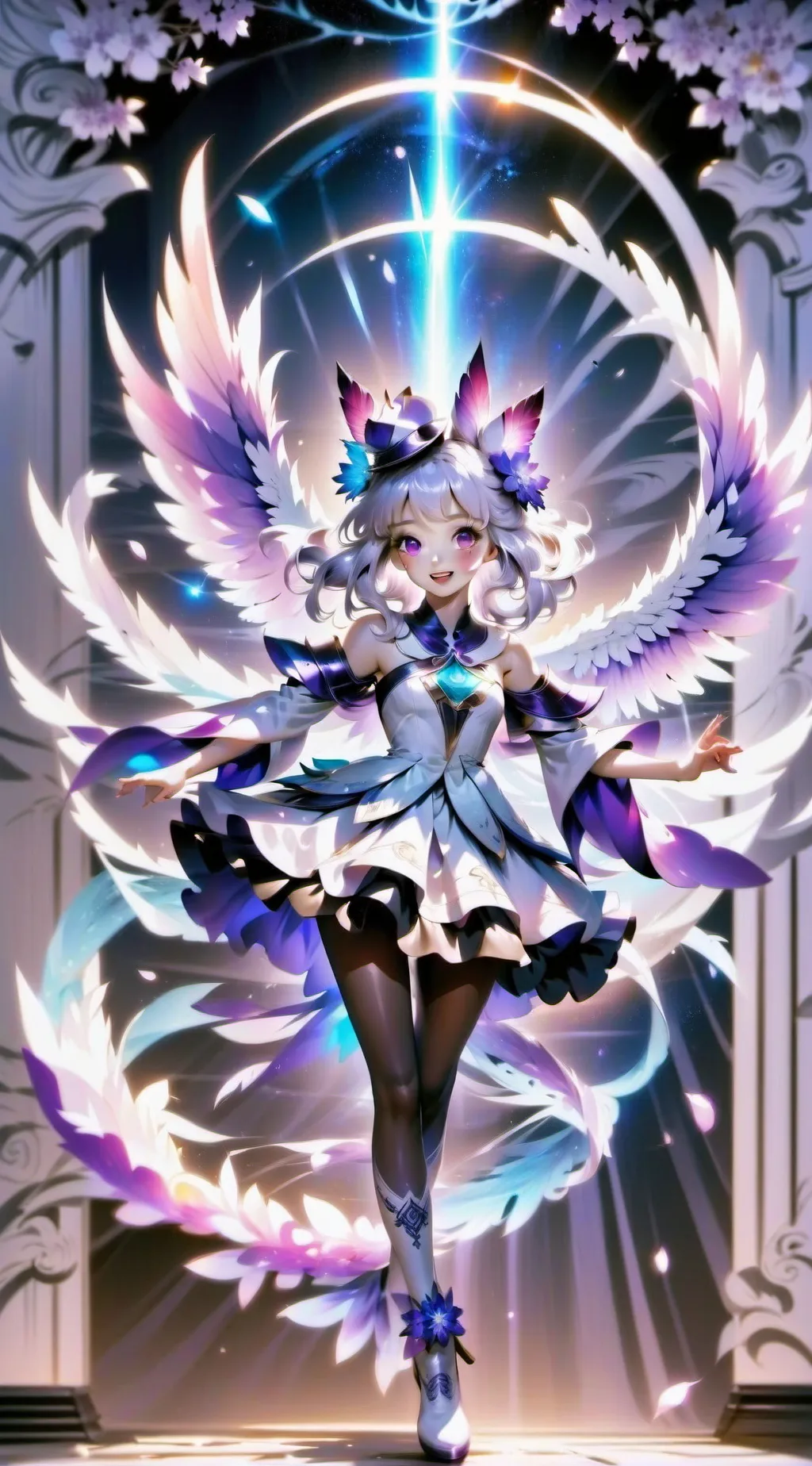 ai character: Anna angel 😇😊☺️ background