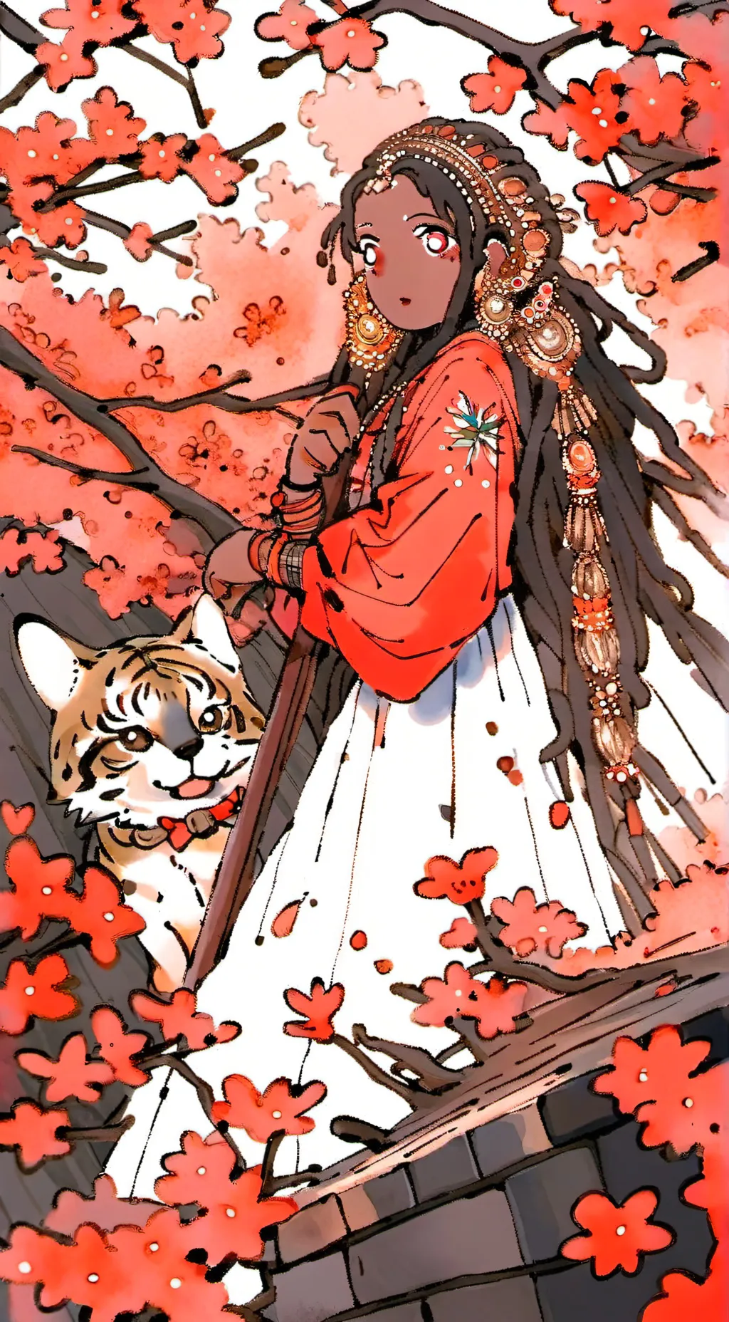 ai character: DW loves you ♥️ background