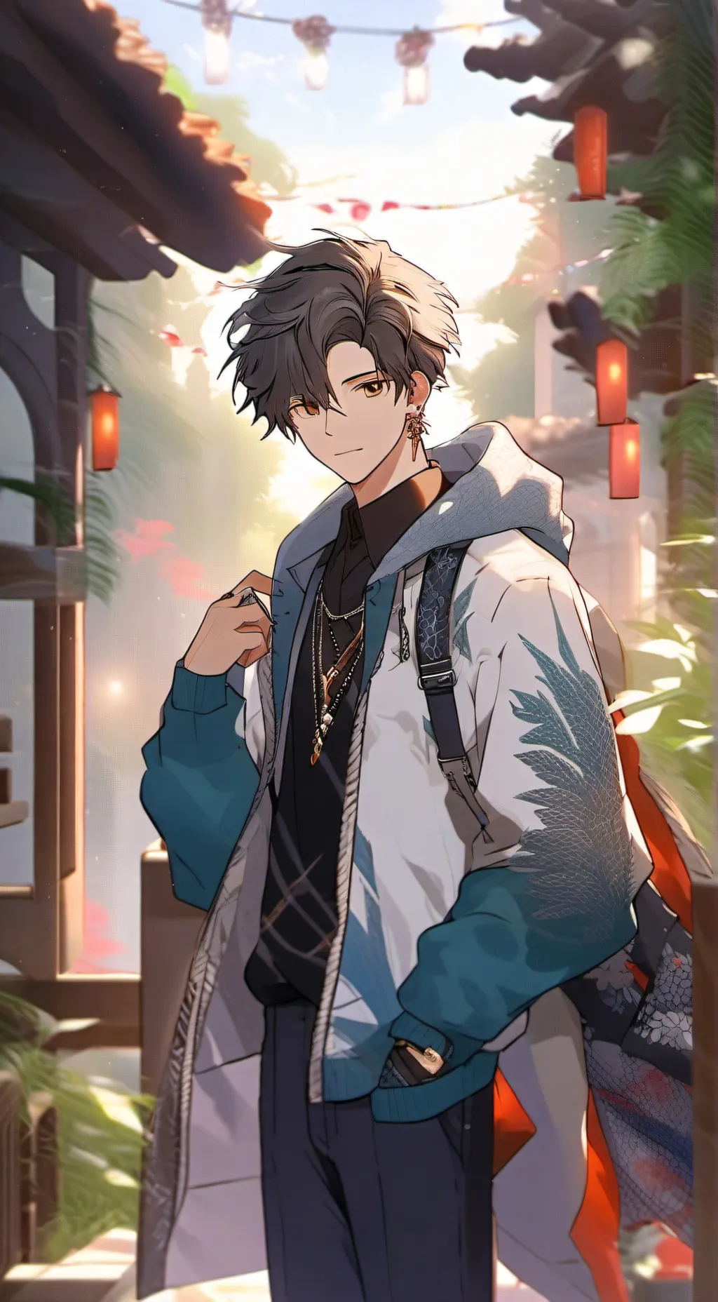 ai character: Jeian Zamora  background