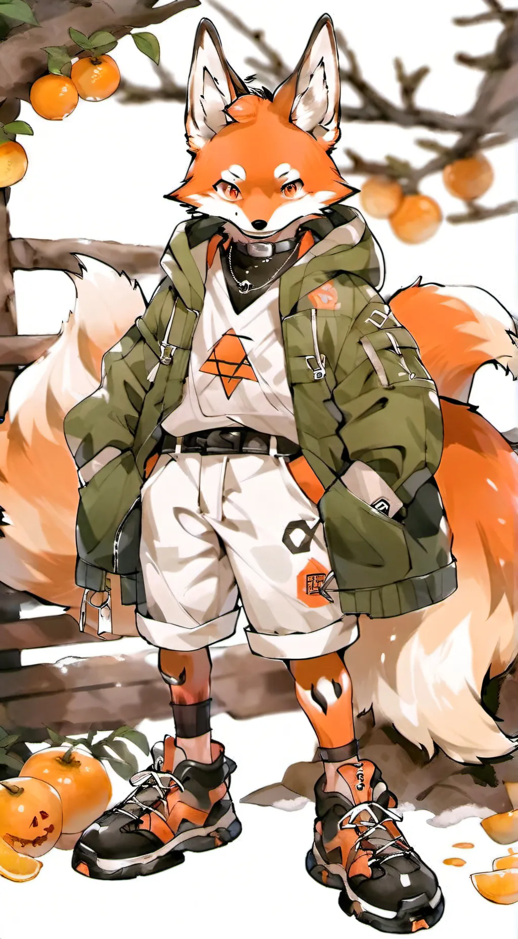 ai character: dw farm au background