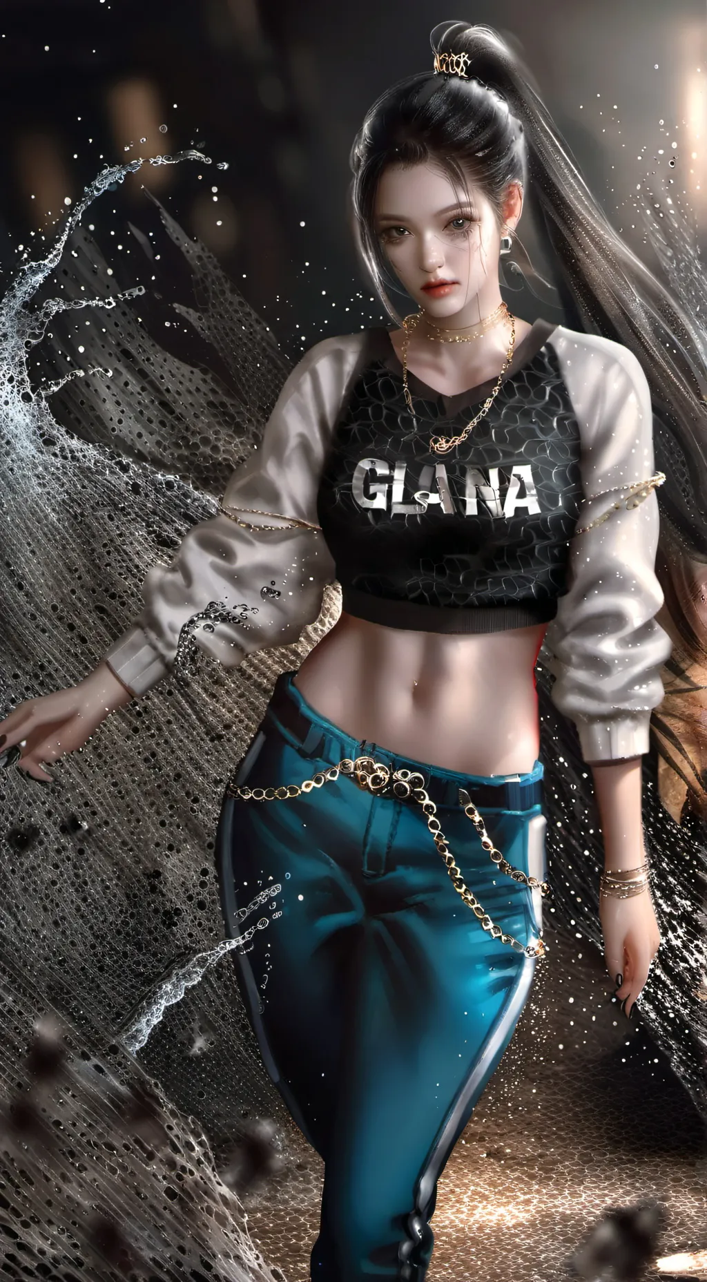 ai character: Zoey background