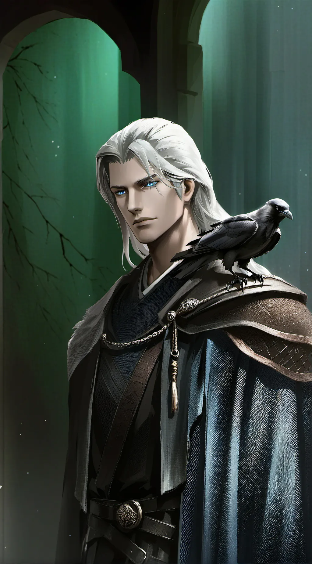 ai character: Crow background