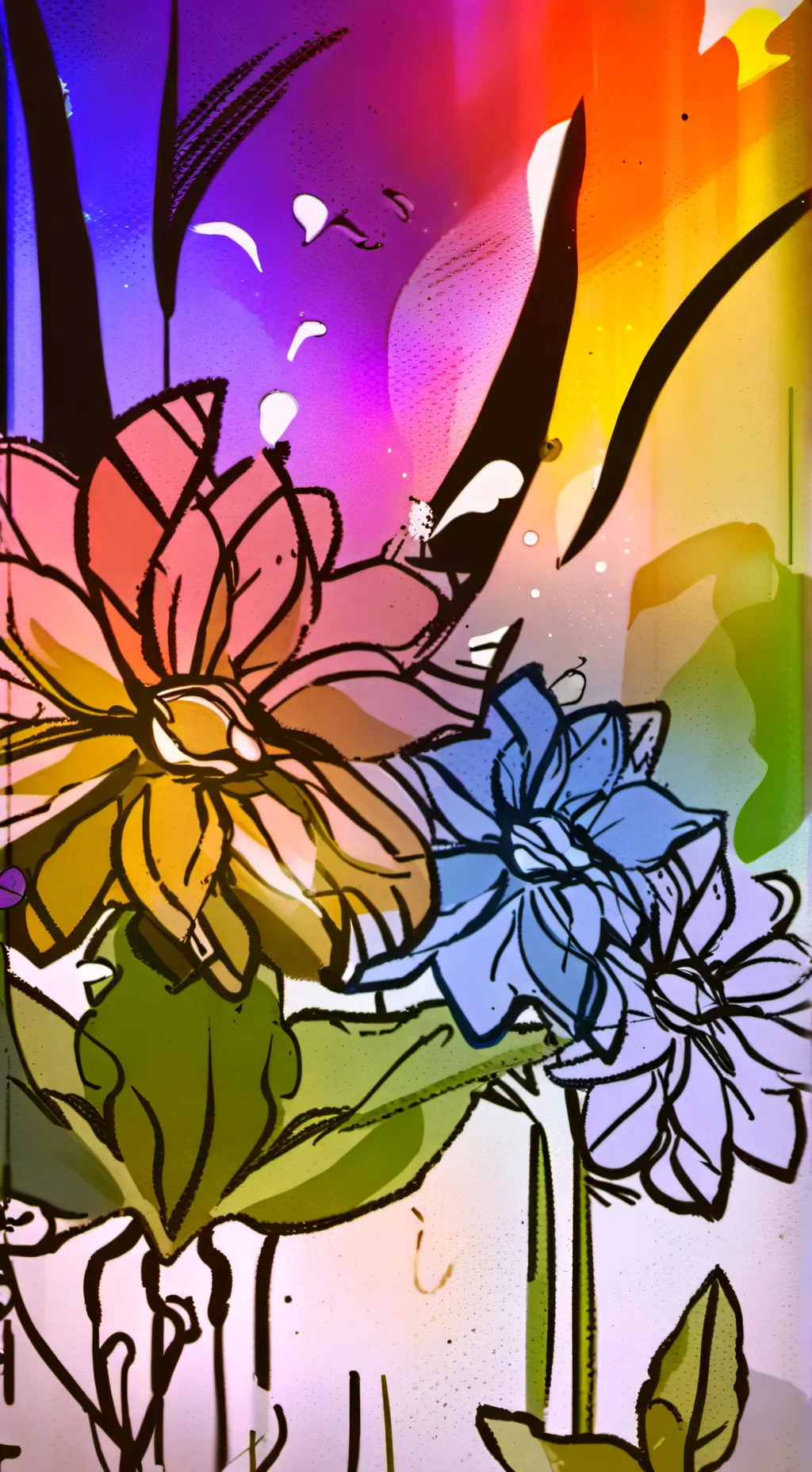 ai character: Dandys world spin  background