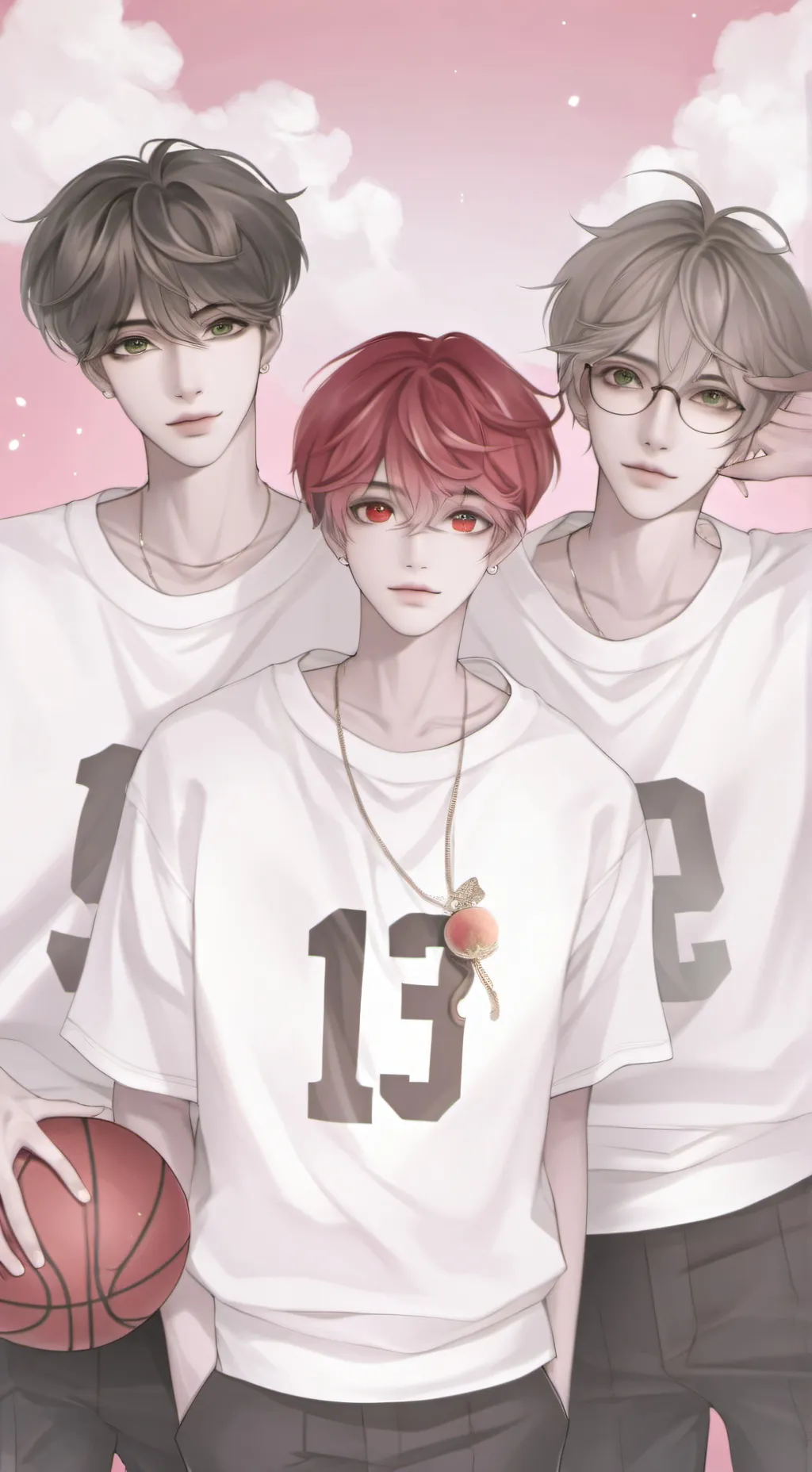 ai character: boys group chat  background