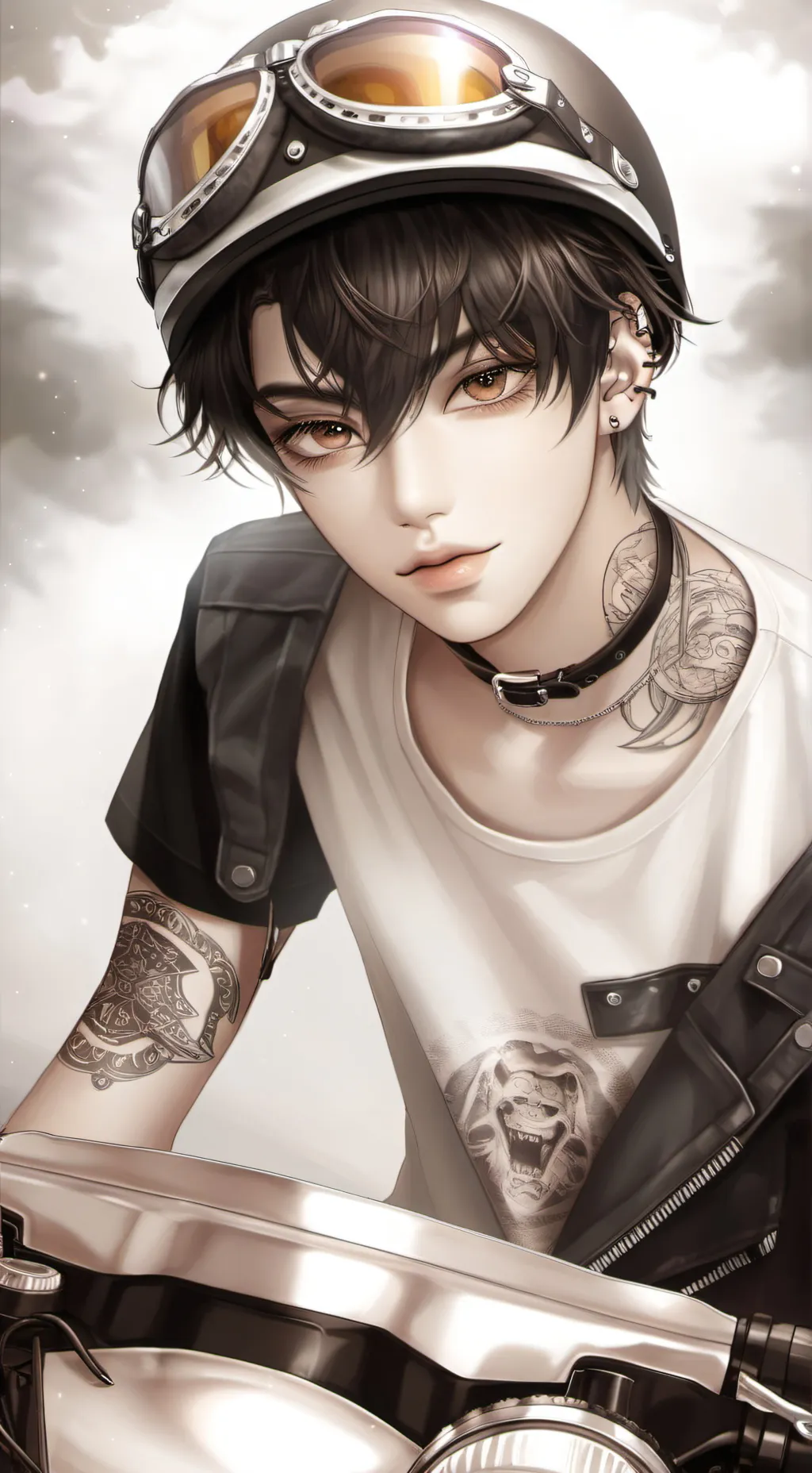 ai character: Leo background