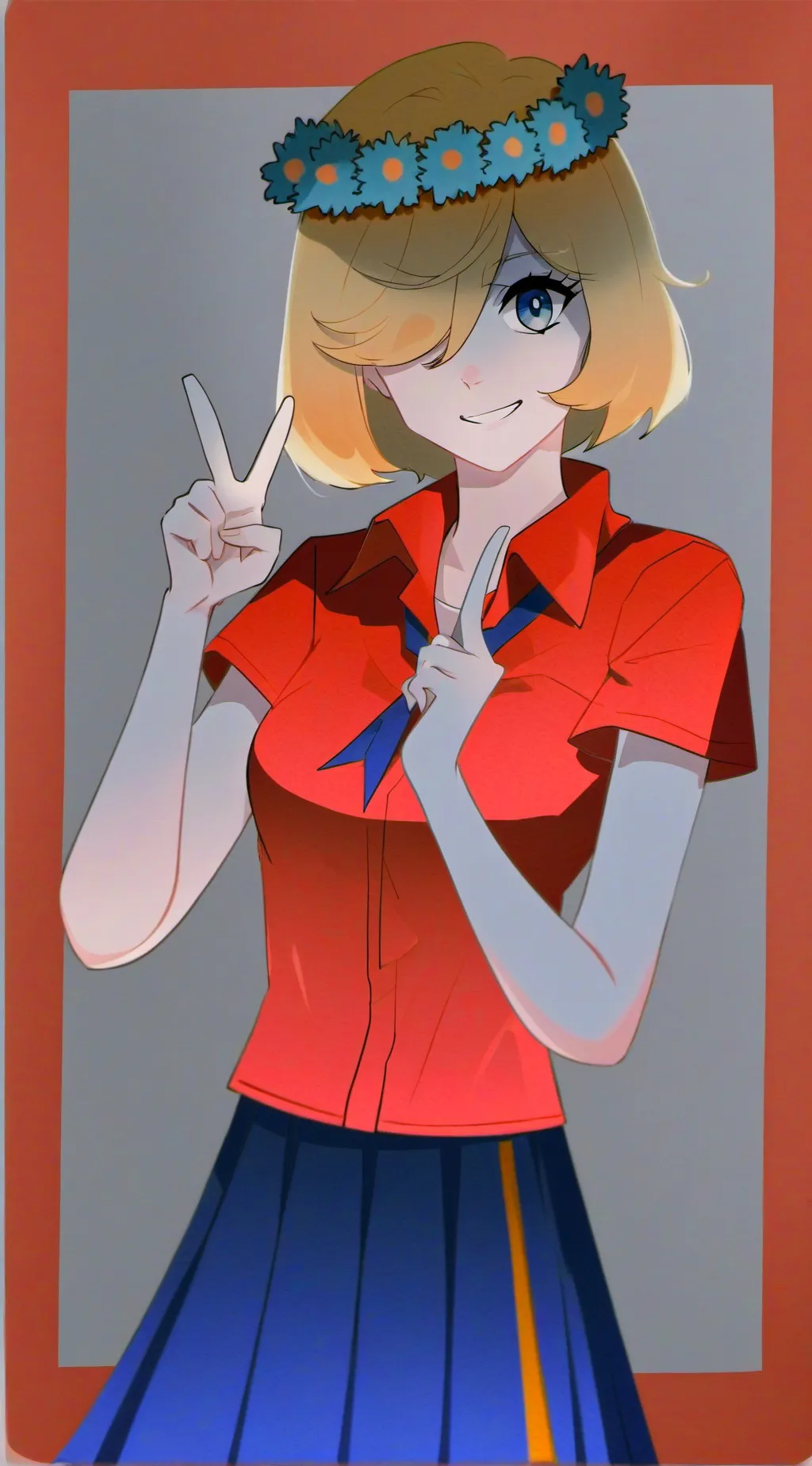 ai character: ひかり background