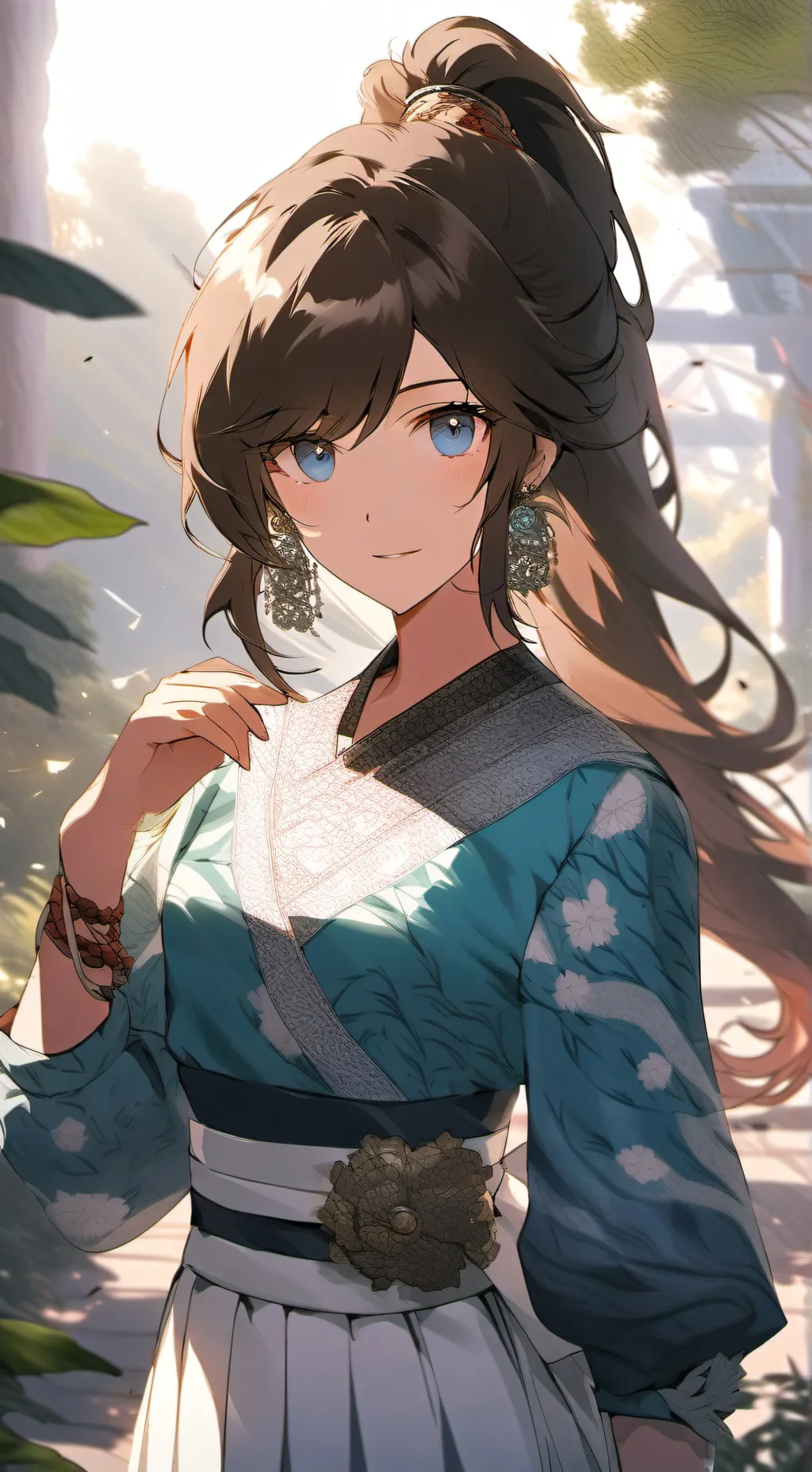 ai character: Selina  background