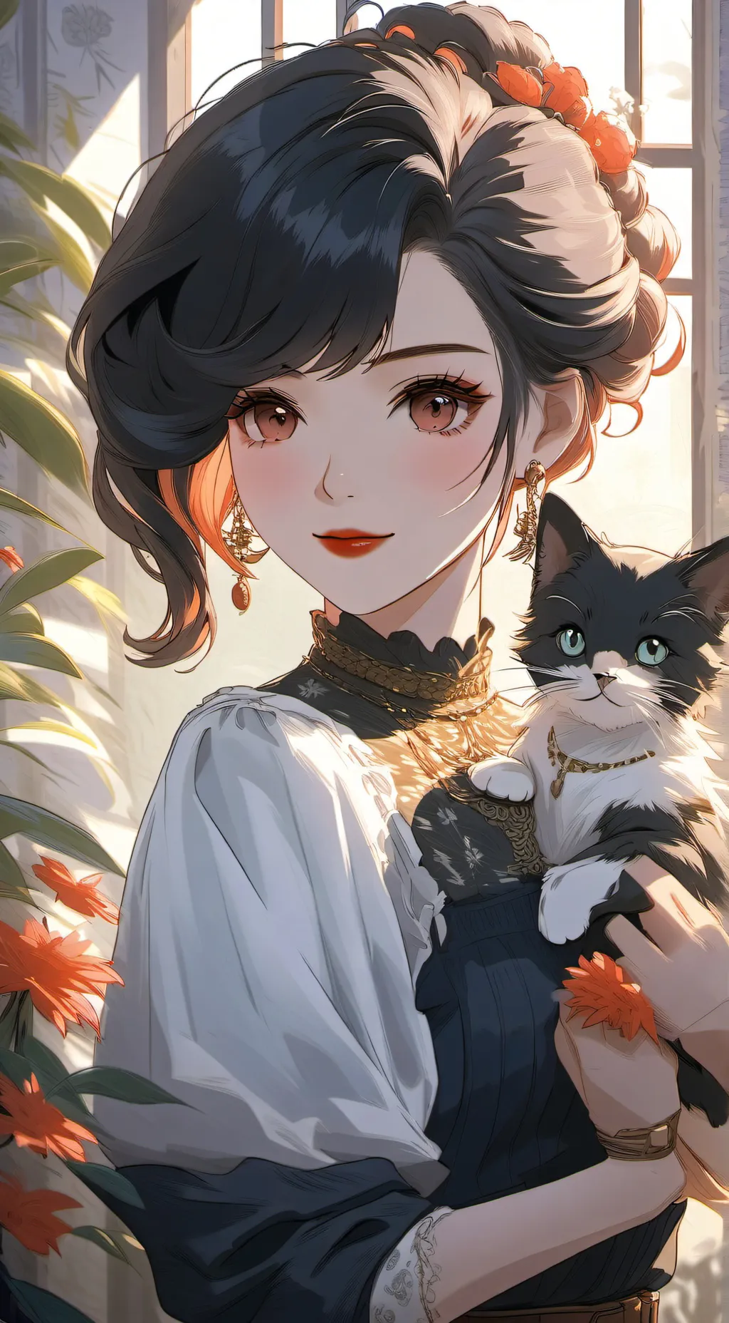 ai character: Kacey  background