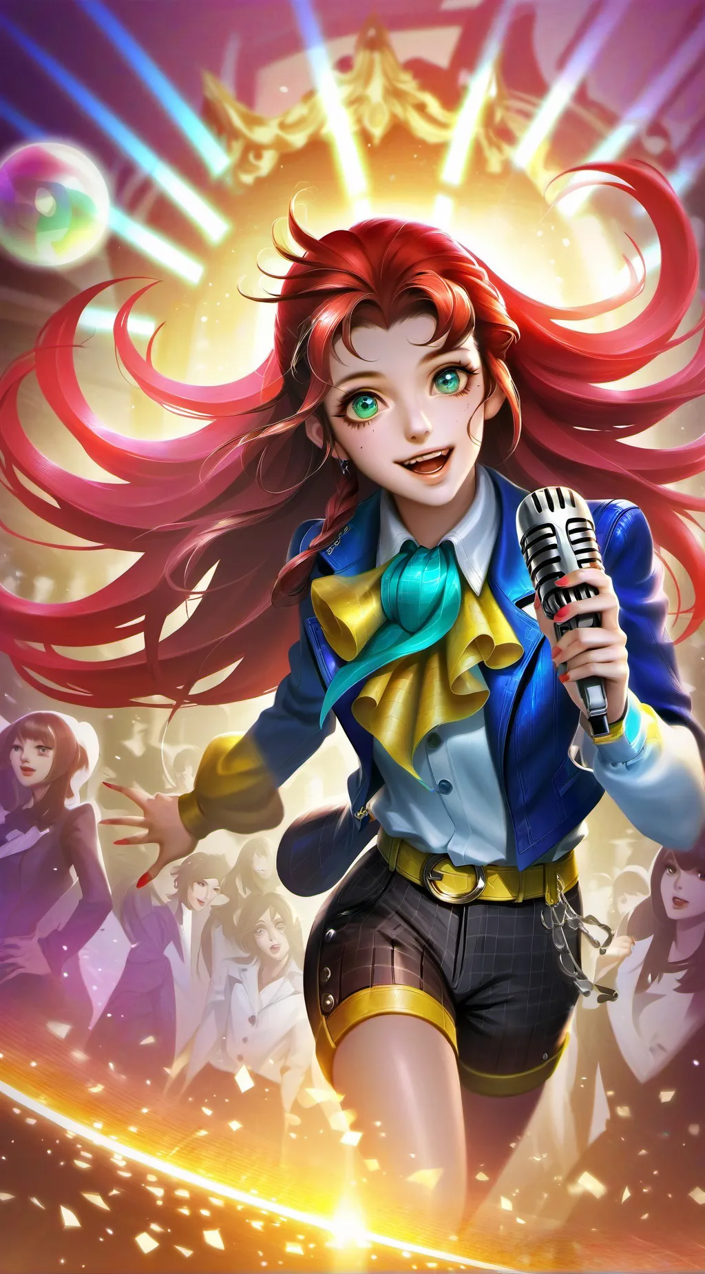 ai character: Lovely background