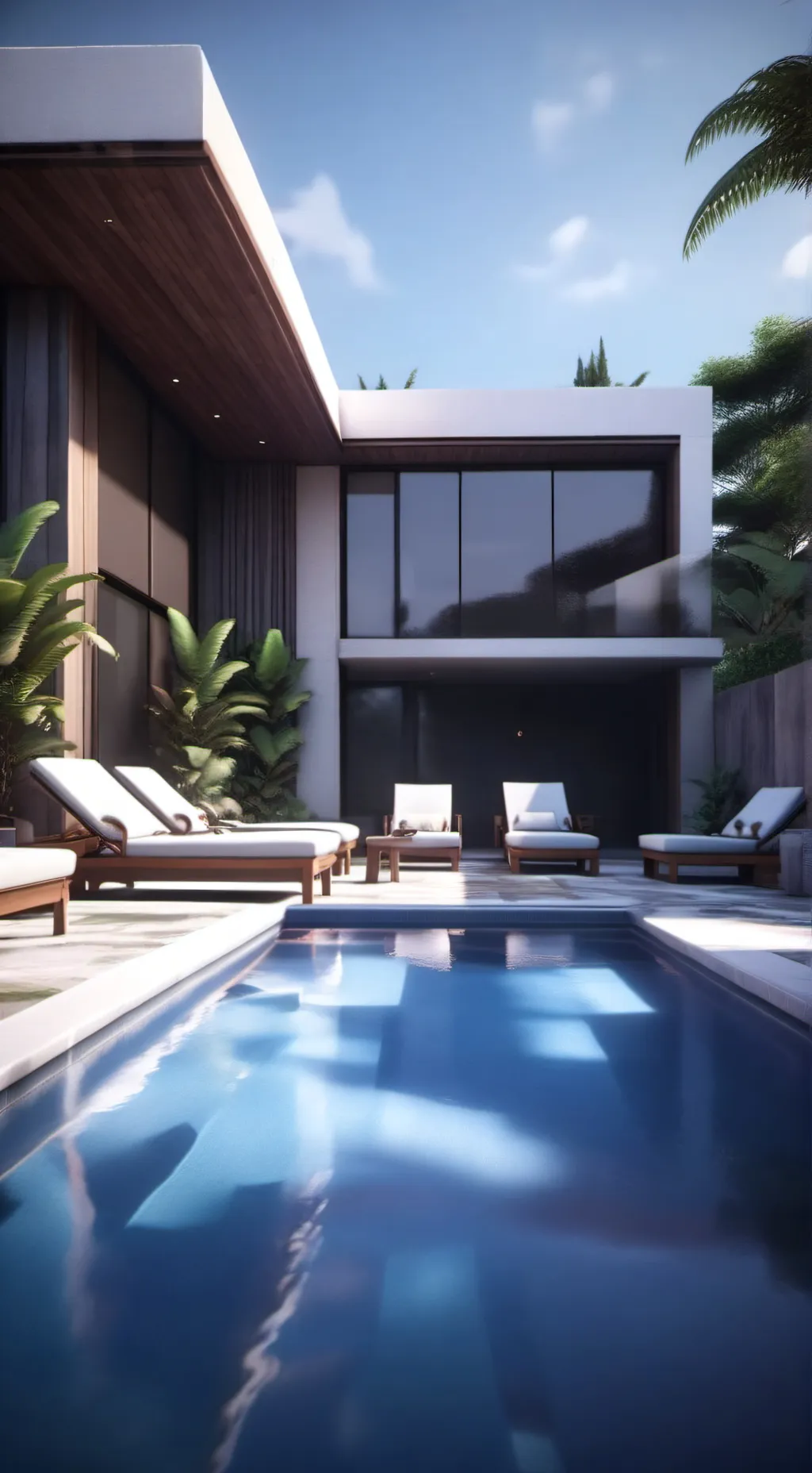 ai character: dw pool party background