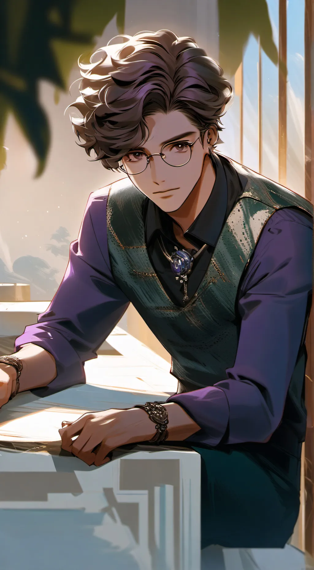 ai character: ^^' Mason '^^ background