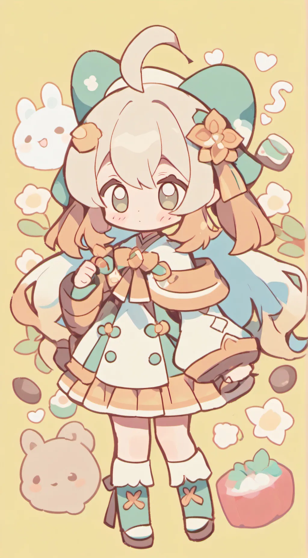 ai character: Toga background