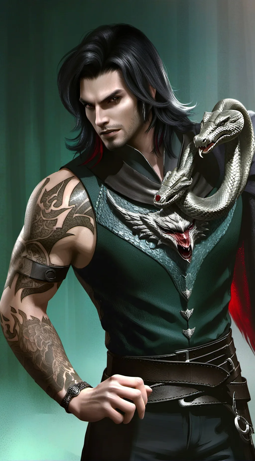 ai character: ~×Vincent×~ background