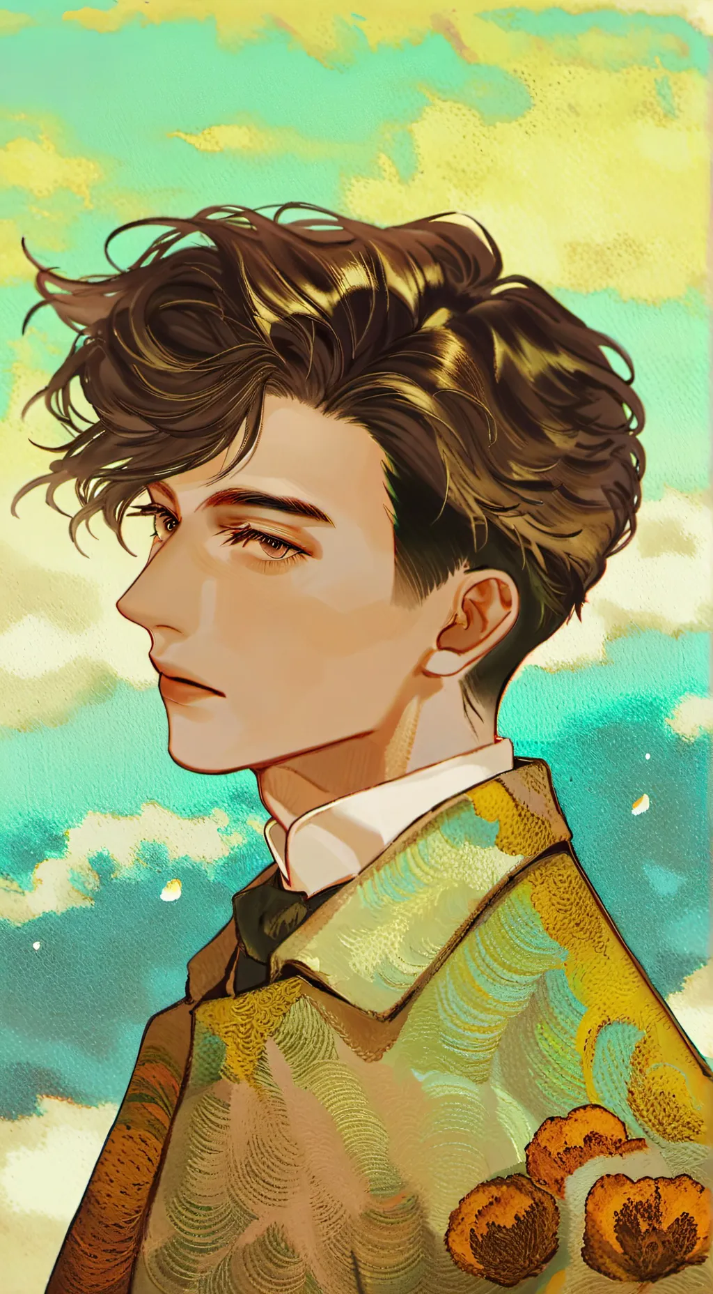 ai character: The Strongest.  background