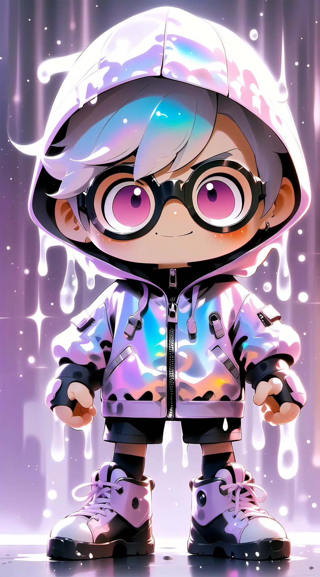 ai character: heat background