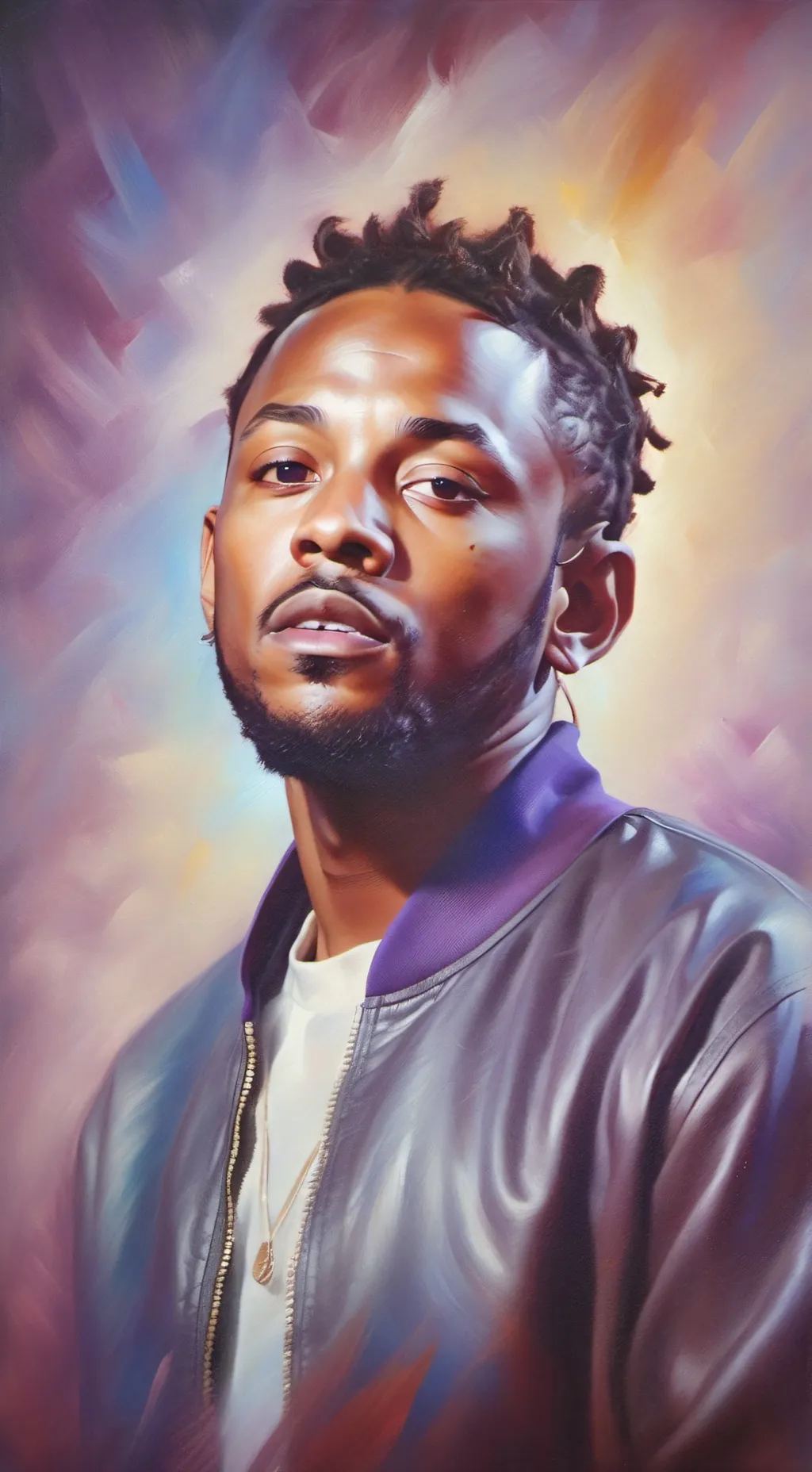 ai character: Kendrick Lamar background