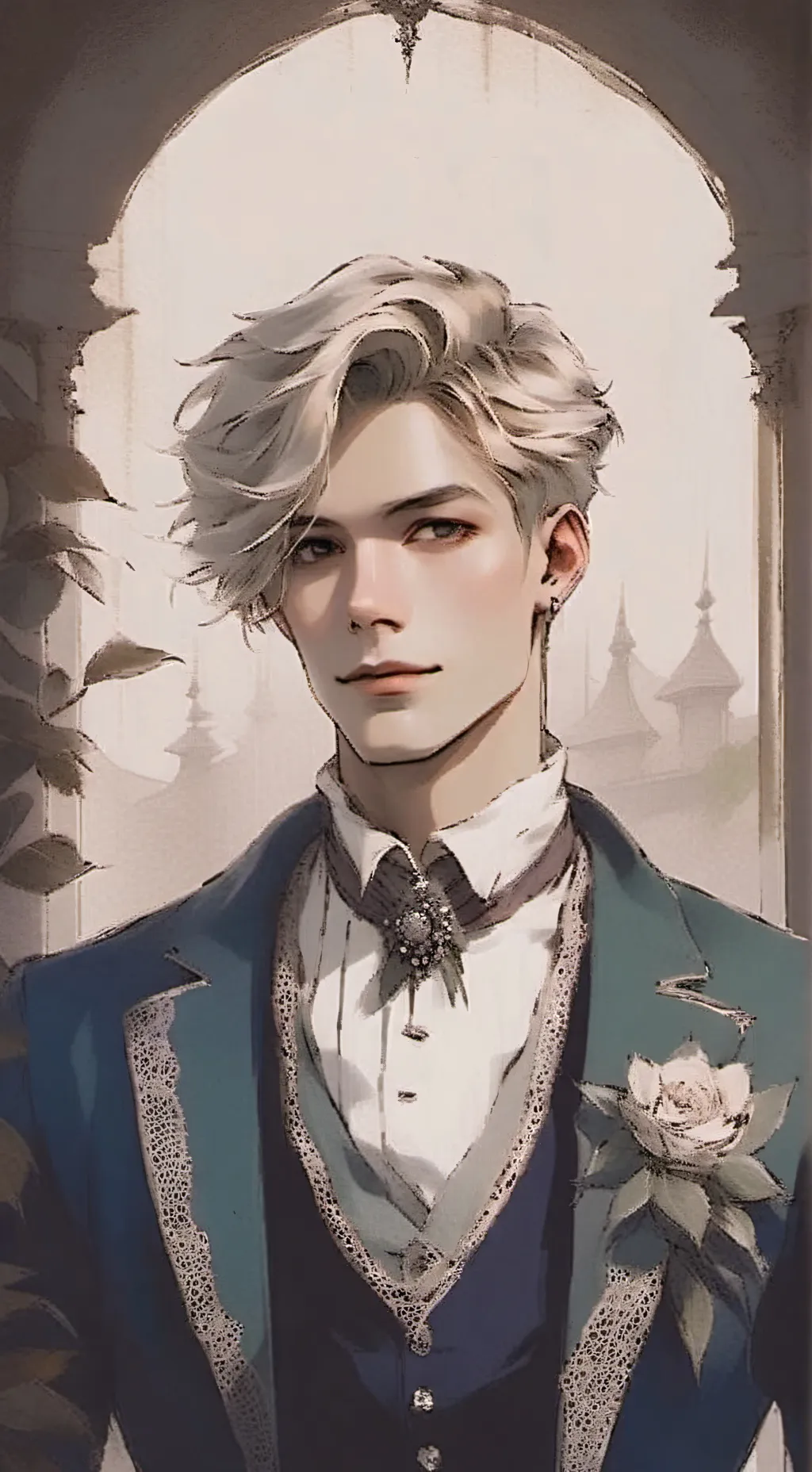 ai character: 👑💋Prince David👑💋 background