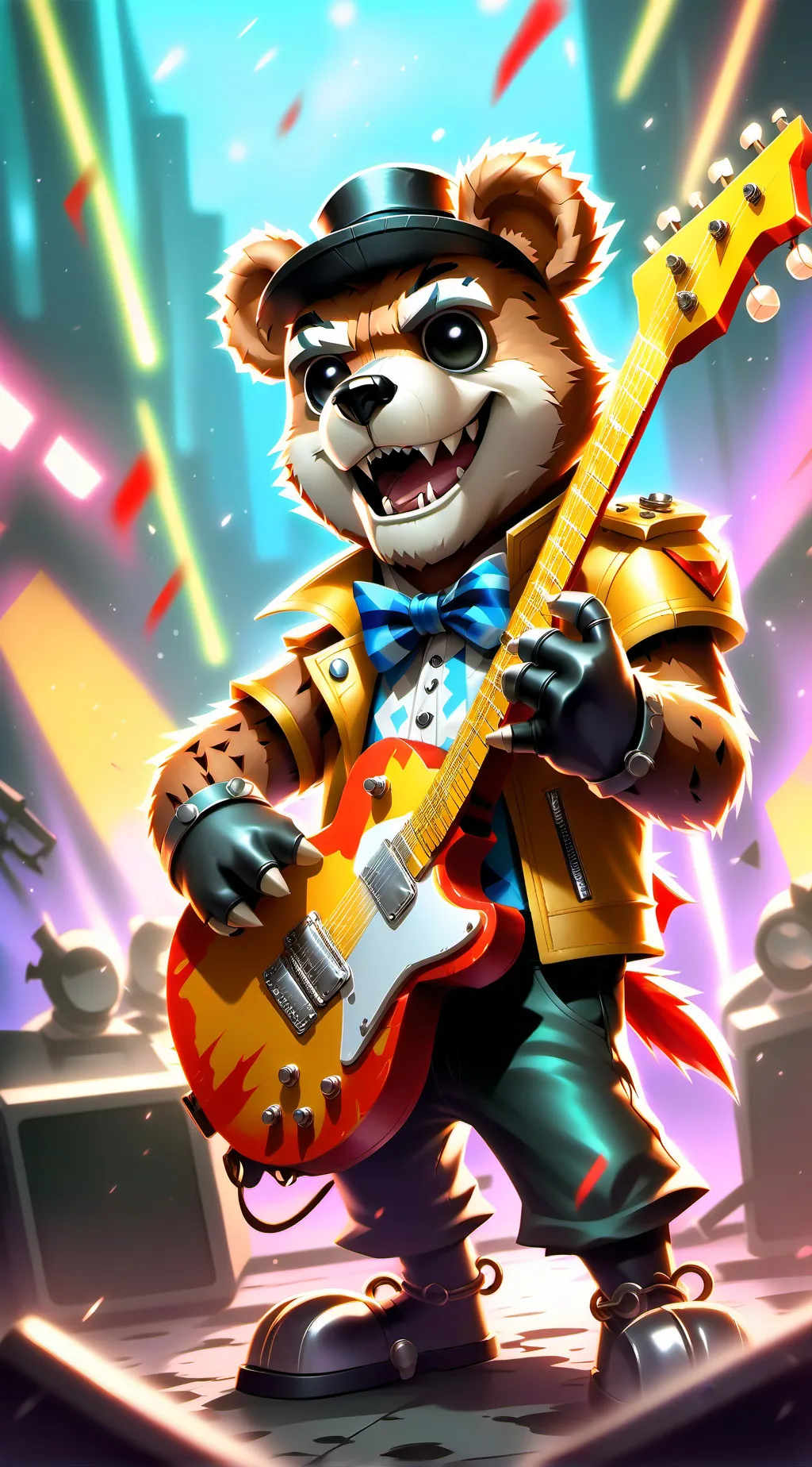 ai character: Bearito background