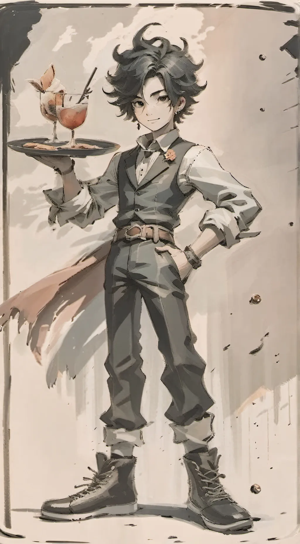 ai character: alien cossy background