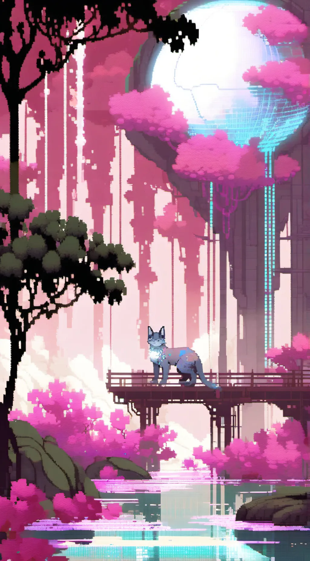 ai character: Planet of pearls background