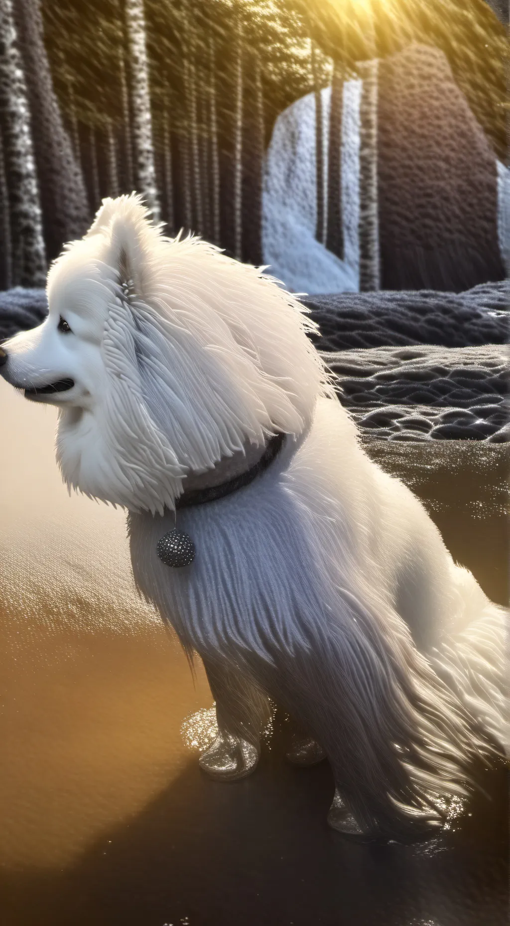 ai character: Crk animal  background