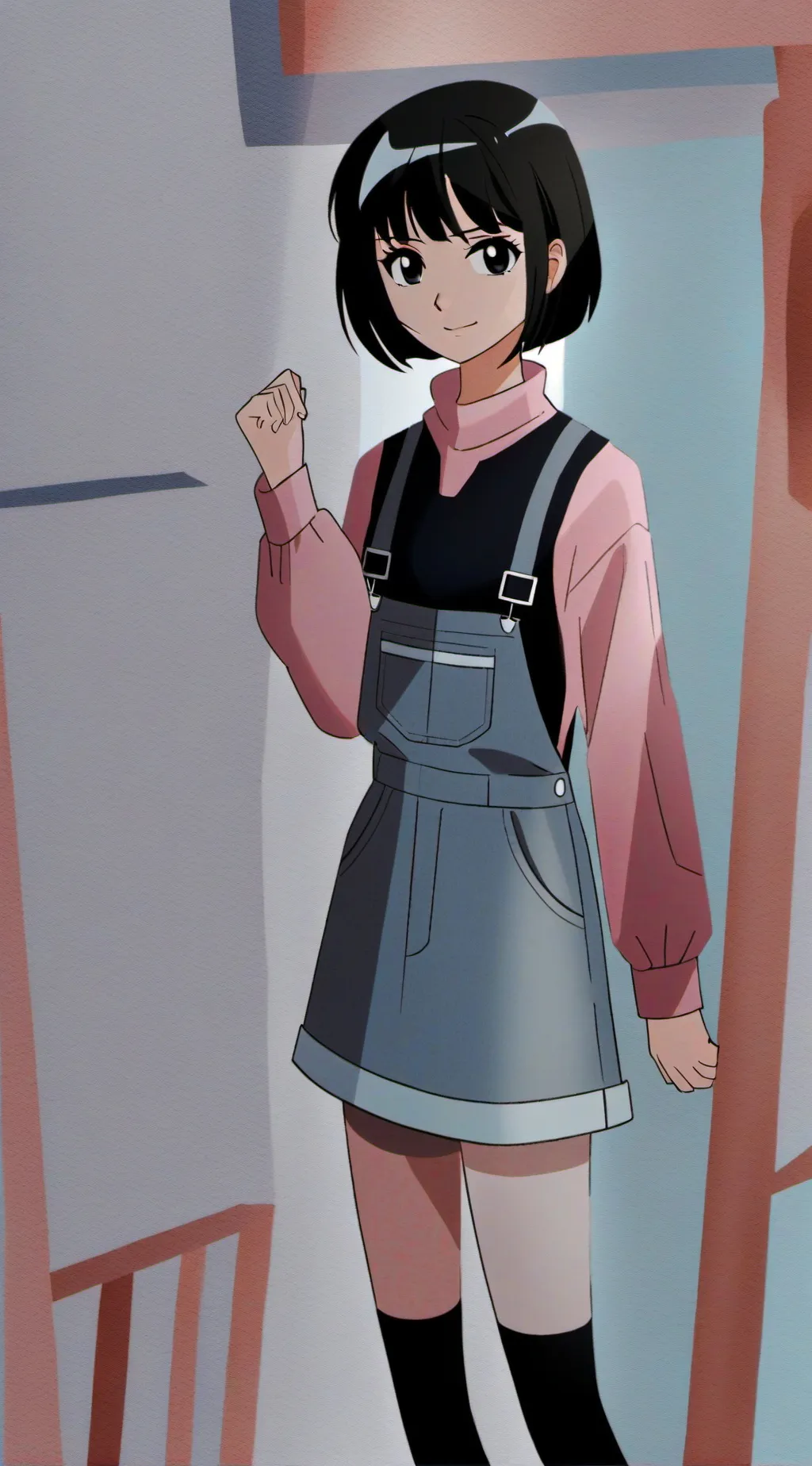 ai character: ひなた background