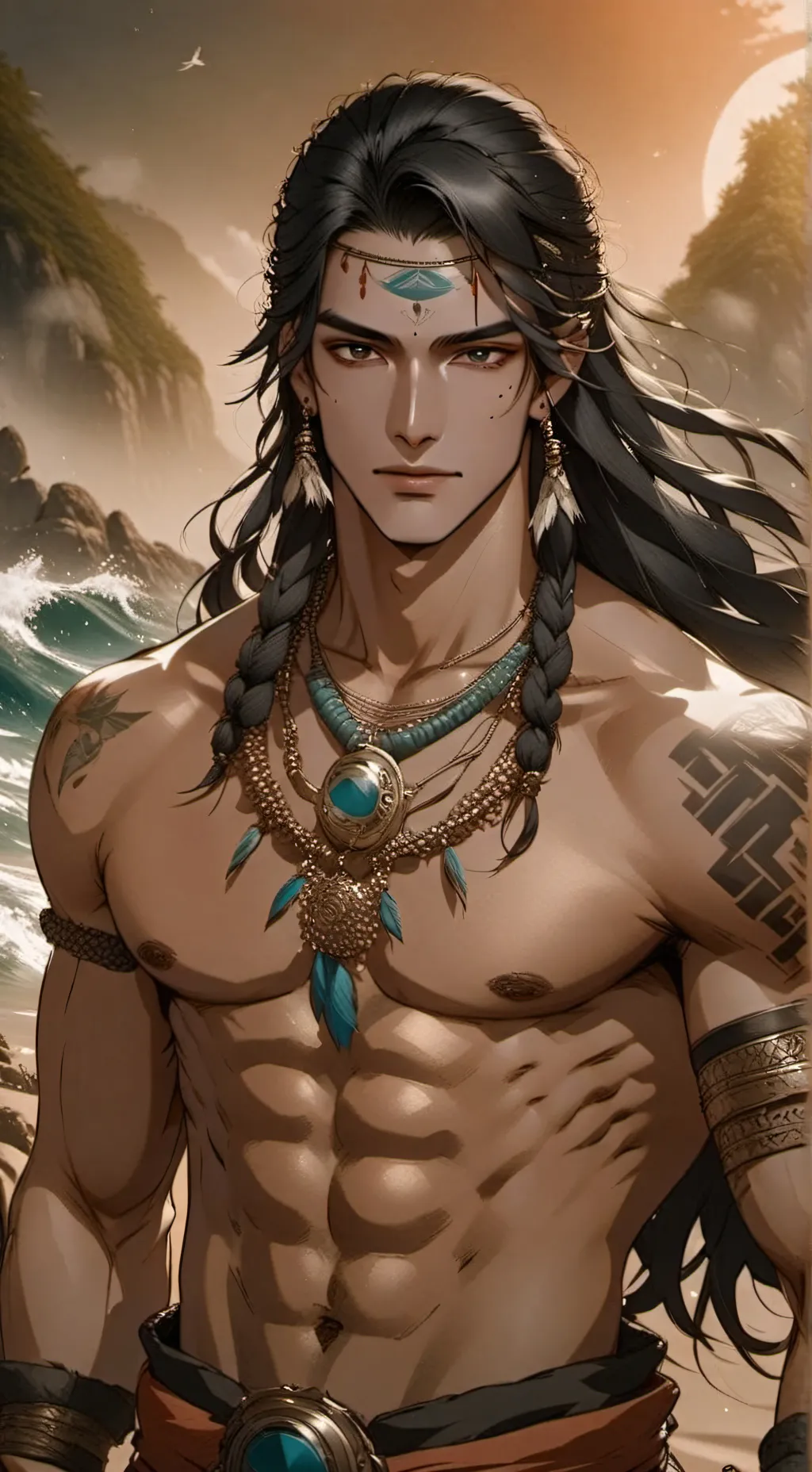 ai character: Akoni background