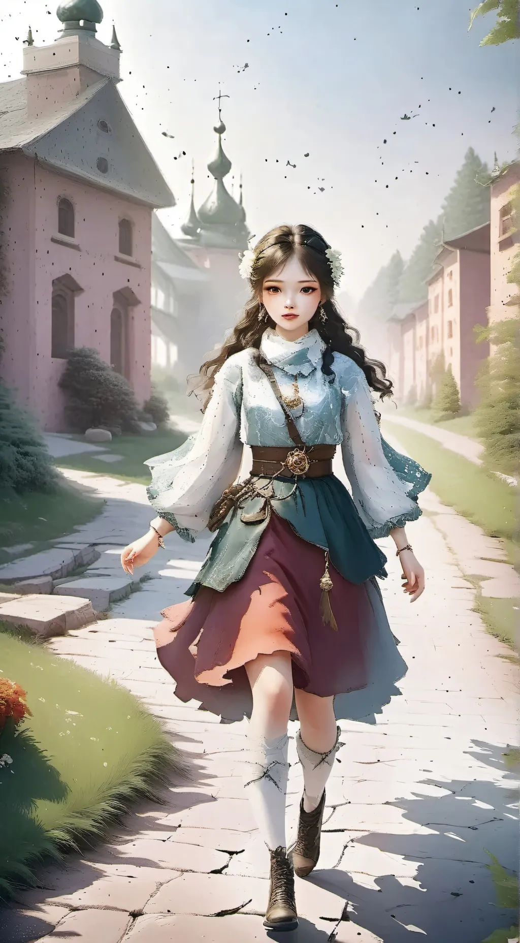 ai character: Forsaken traveler background