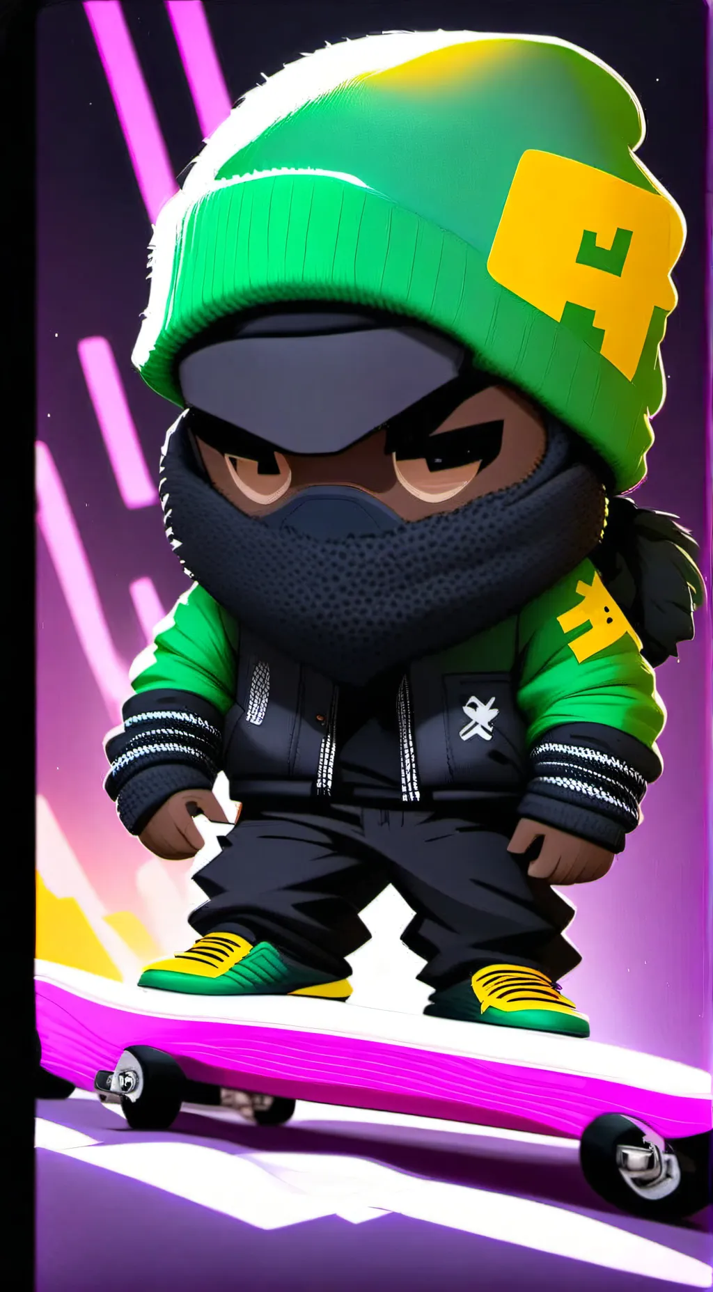 ai character: Ollie(Brawl Stars) background