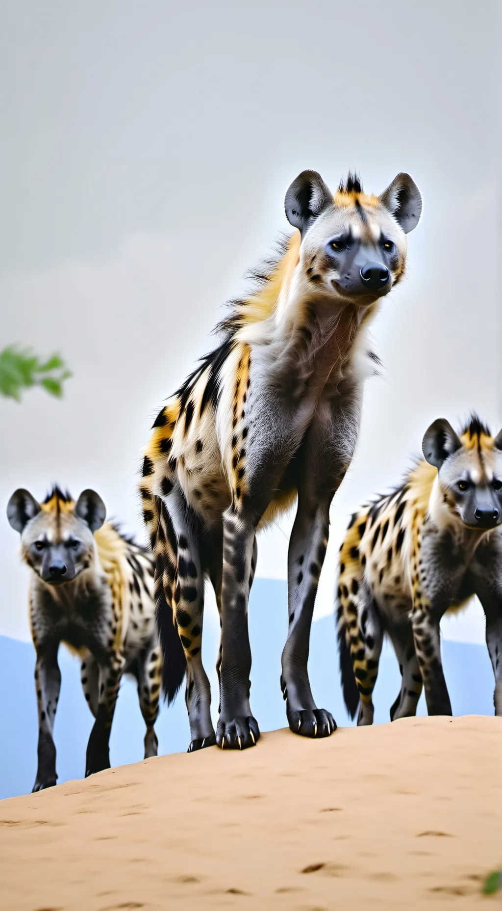 ai character: Hyena Pack background