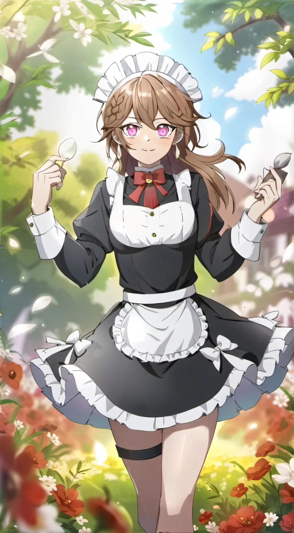 ai character: Hilda  background