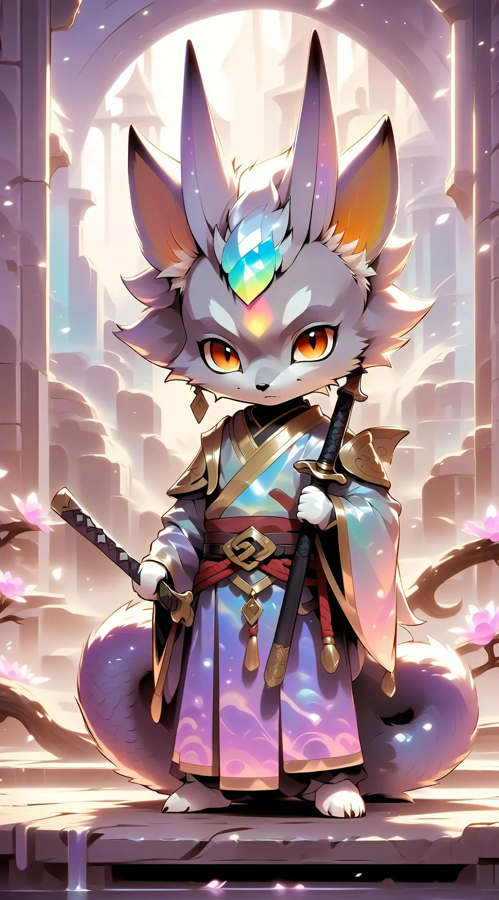 ai character: heat background