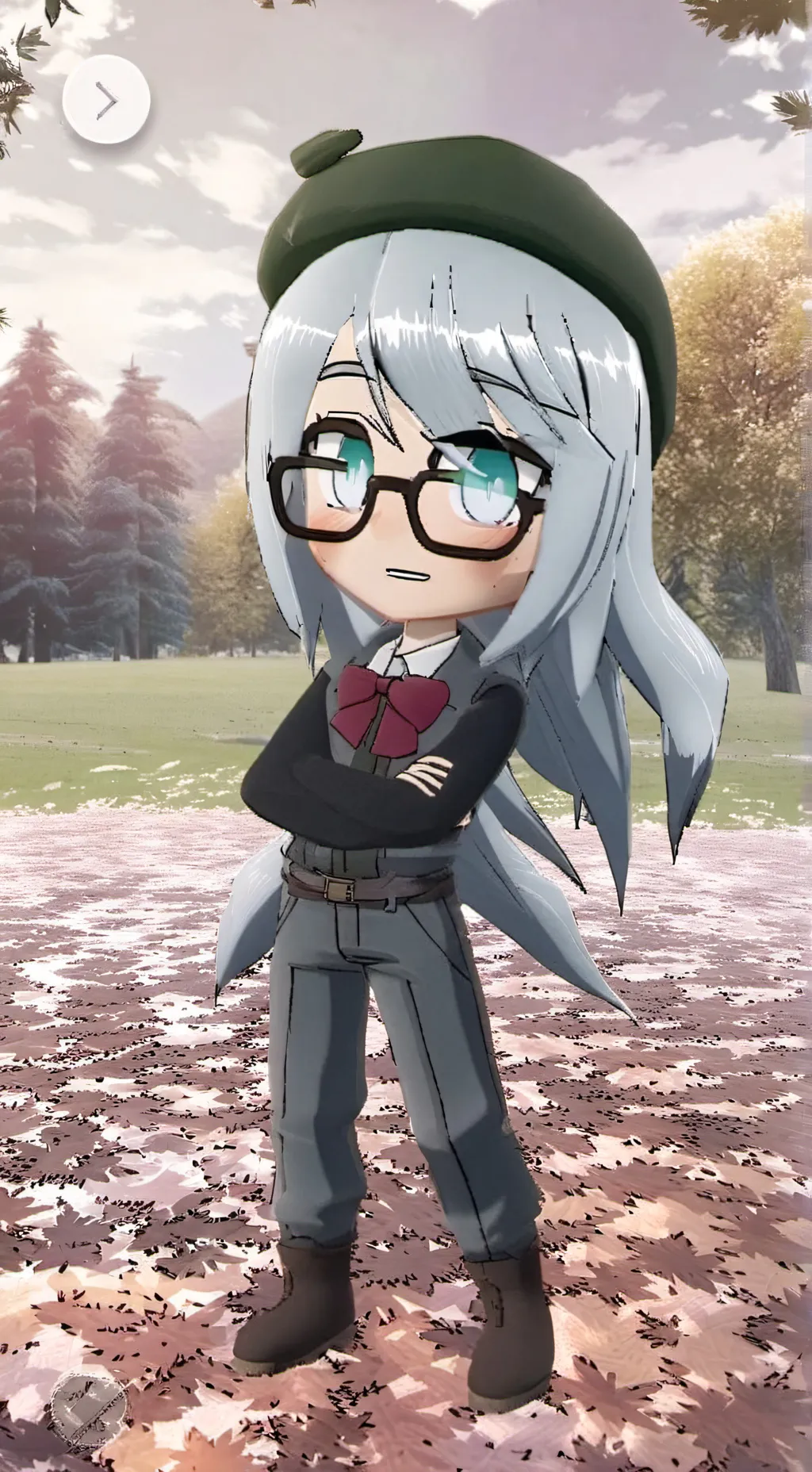 ai character: a my oc but AI?... background