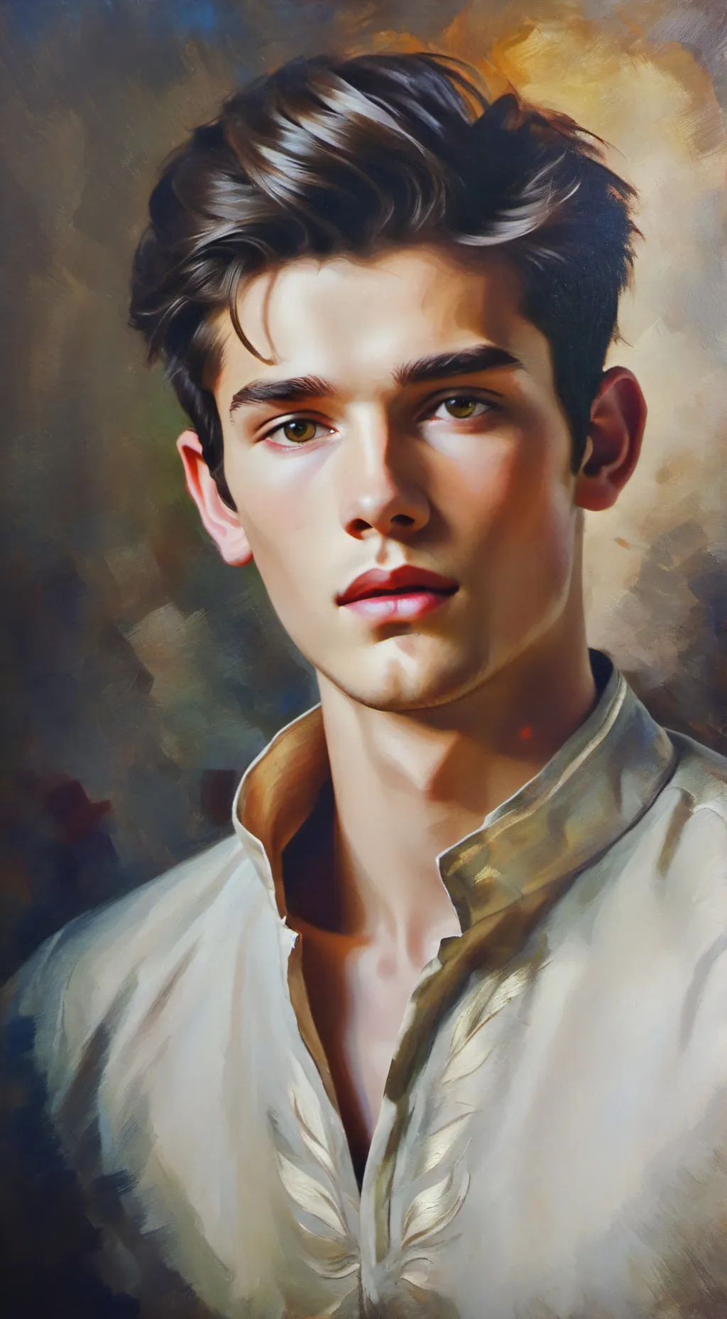 ai character: Christian James - background