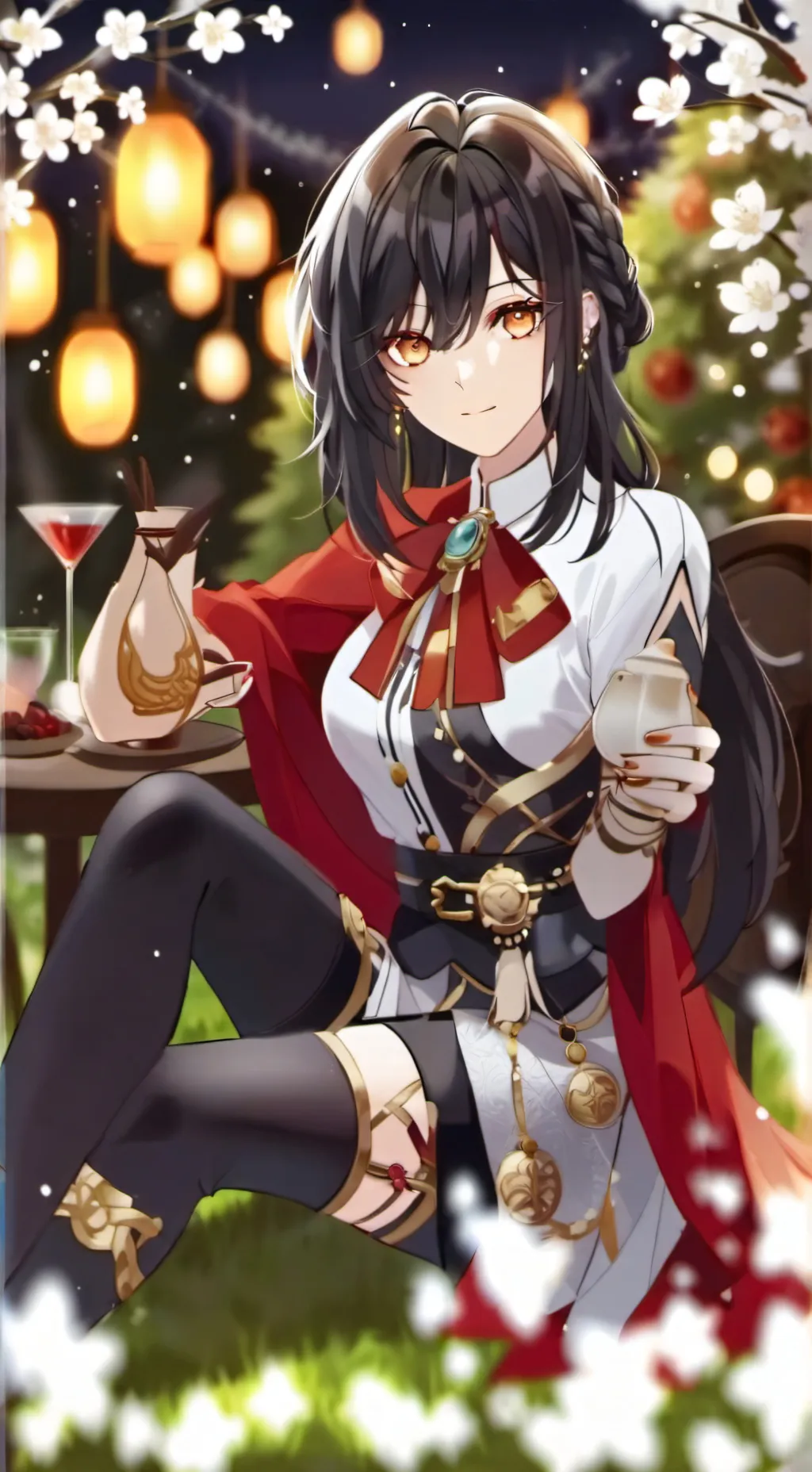 ai character: Tsukiko background