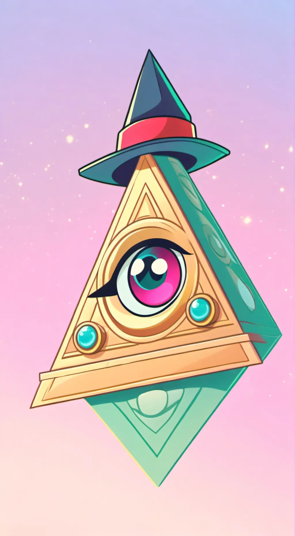 ai character: Bill cipher background