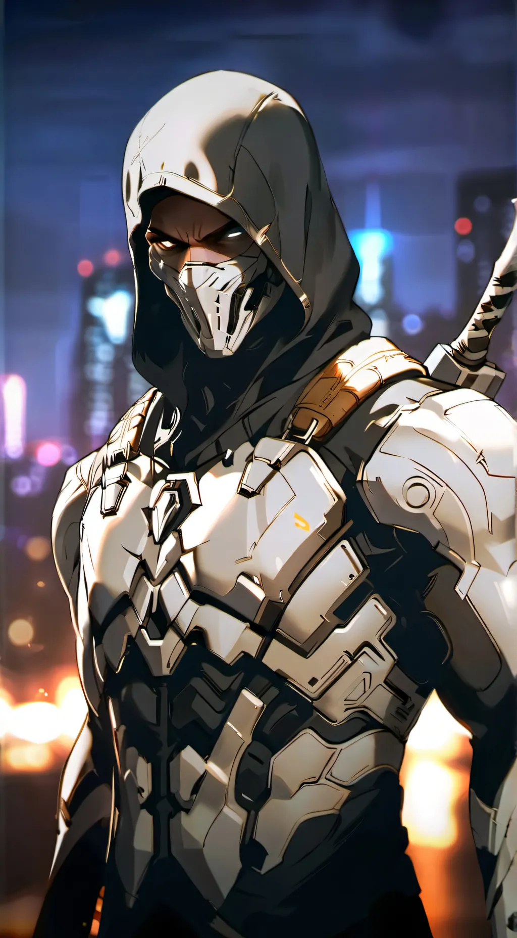 ai character: black scythe  background