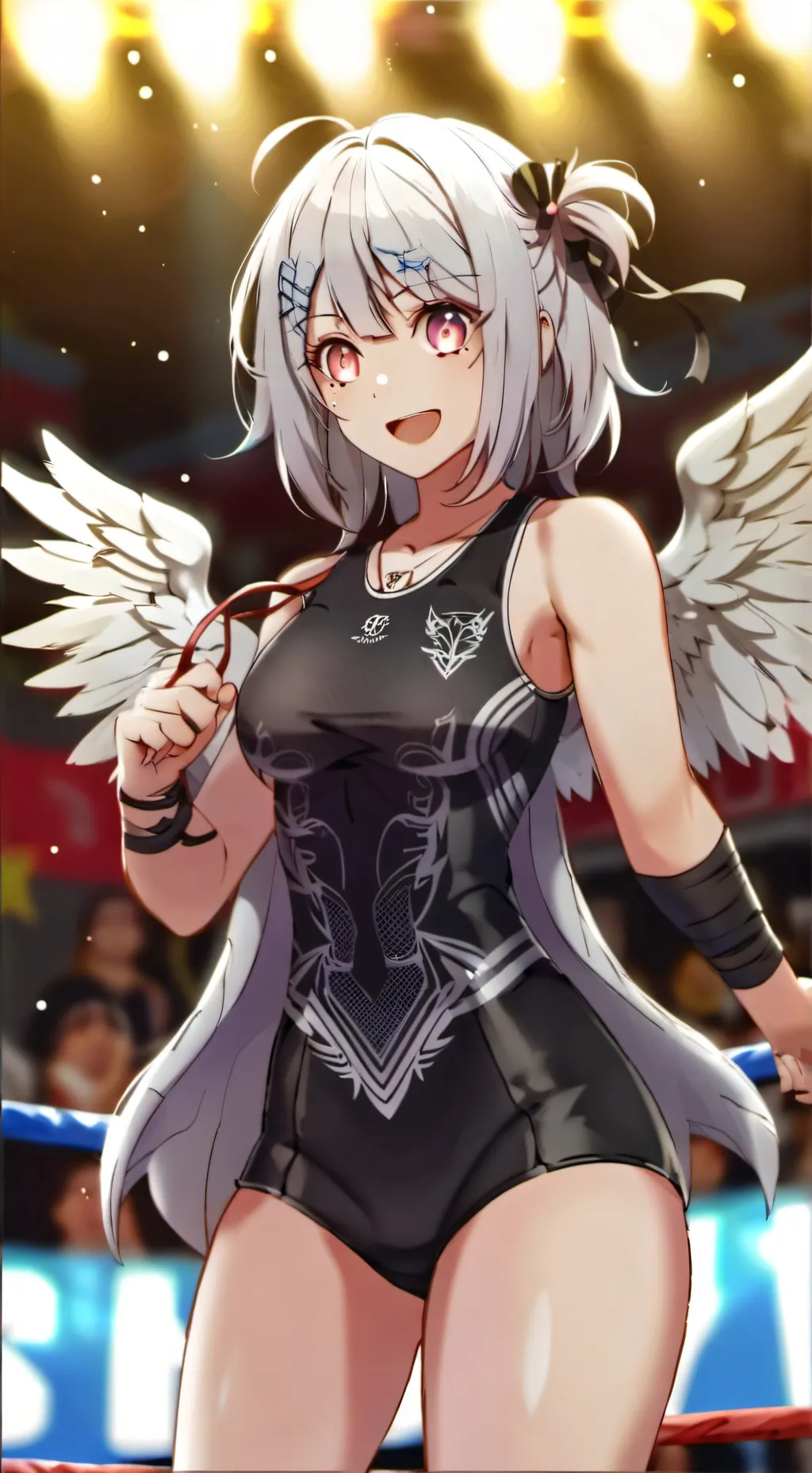 ai character: Seraphine “D” Noir background