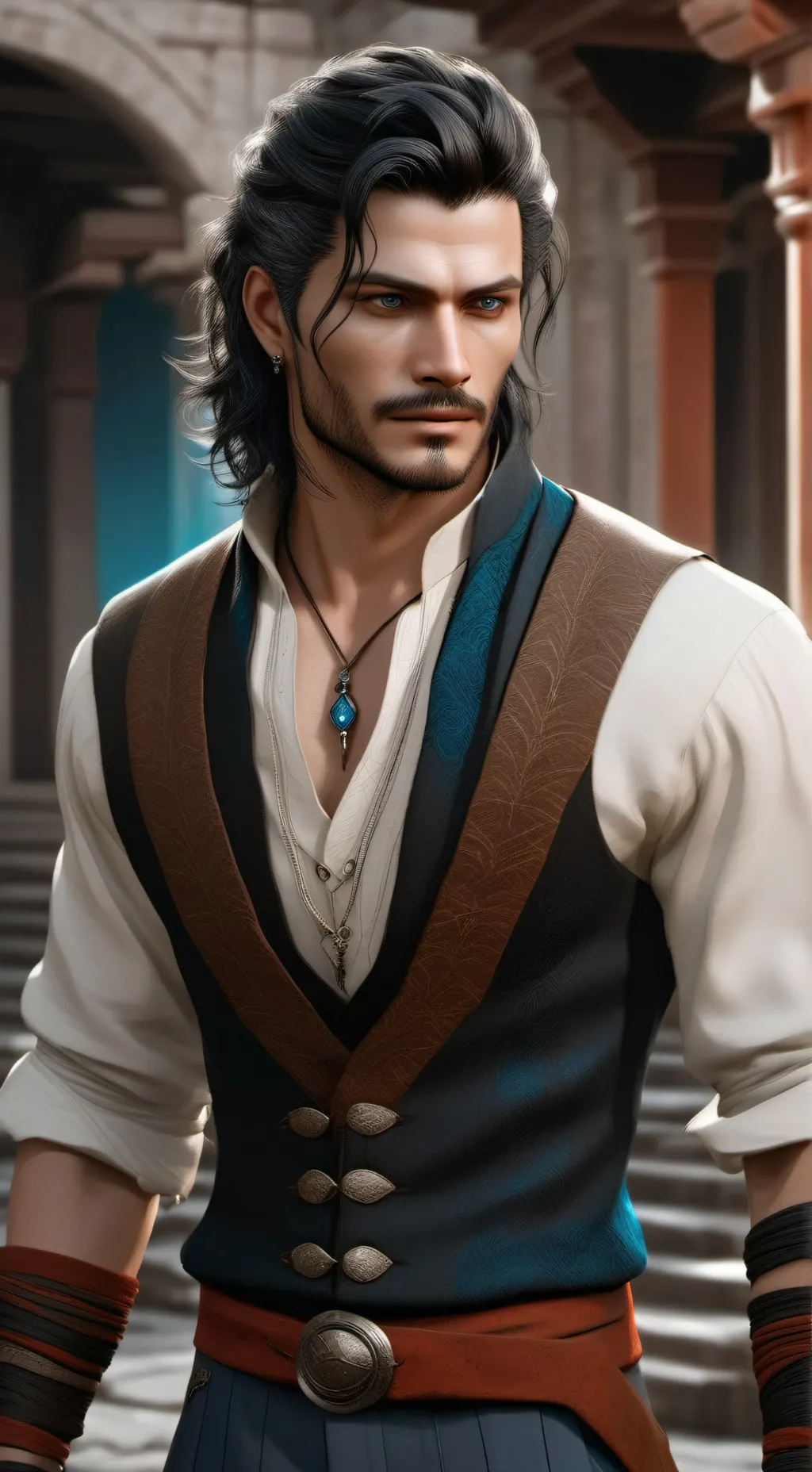 ai character: Phillip Daughtery background