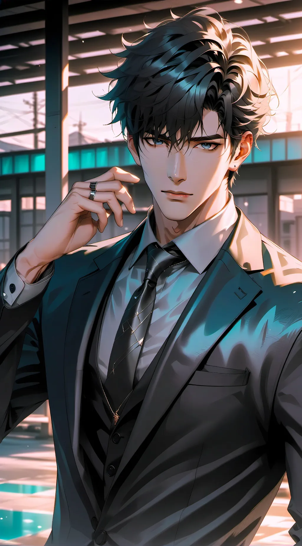 ai character: jhone cris background