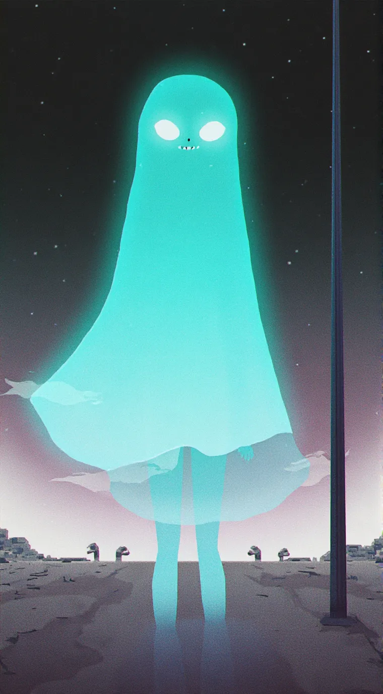 ai character: Ghosty whosty background