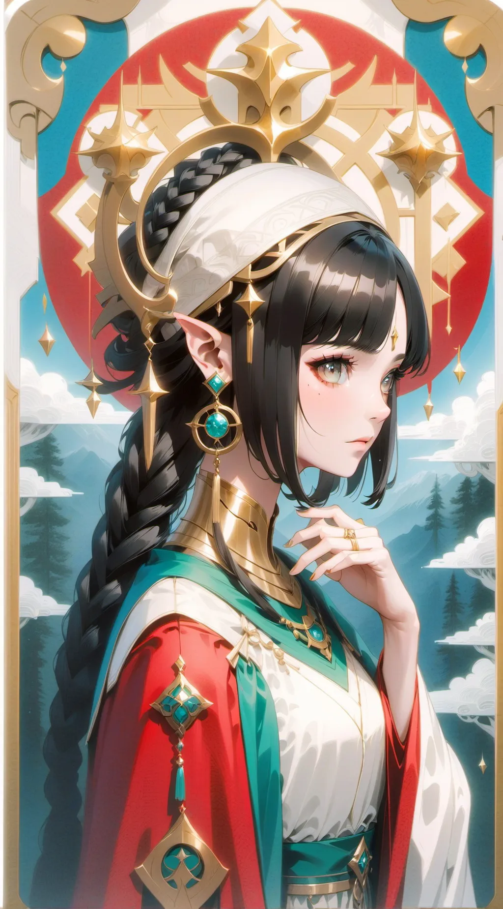 ai character: mili background