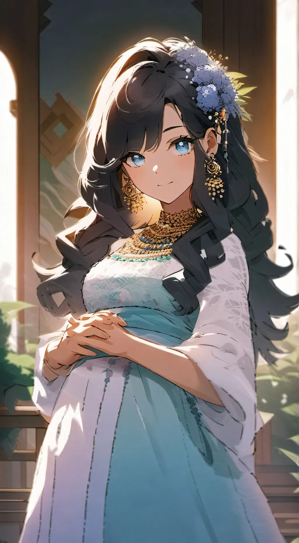 ai character: Sylvia Reese  background