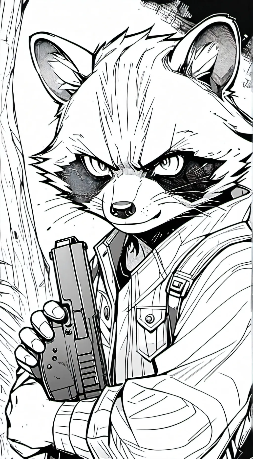 ai character: Zero background