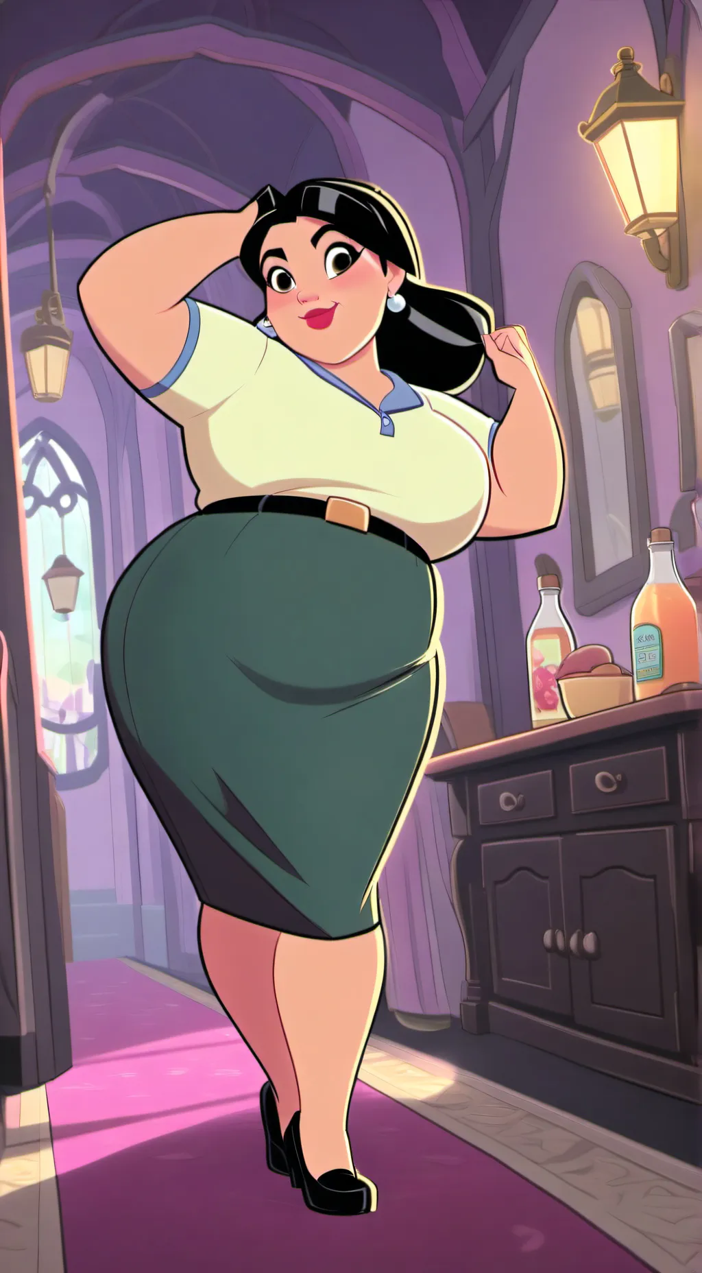 ai character: Danielle  background