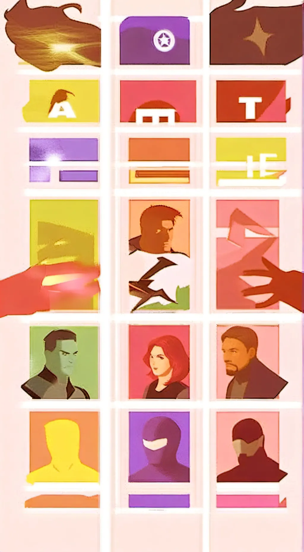 ai character: Avengers  background